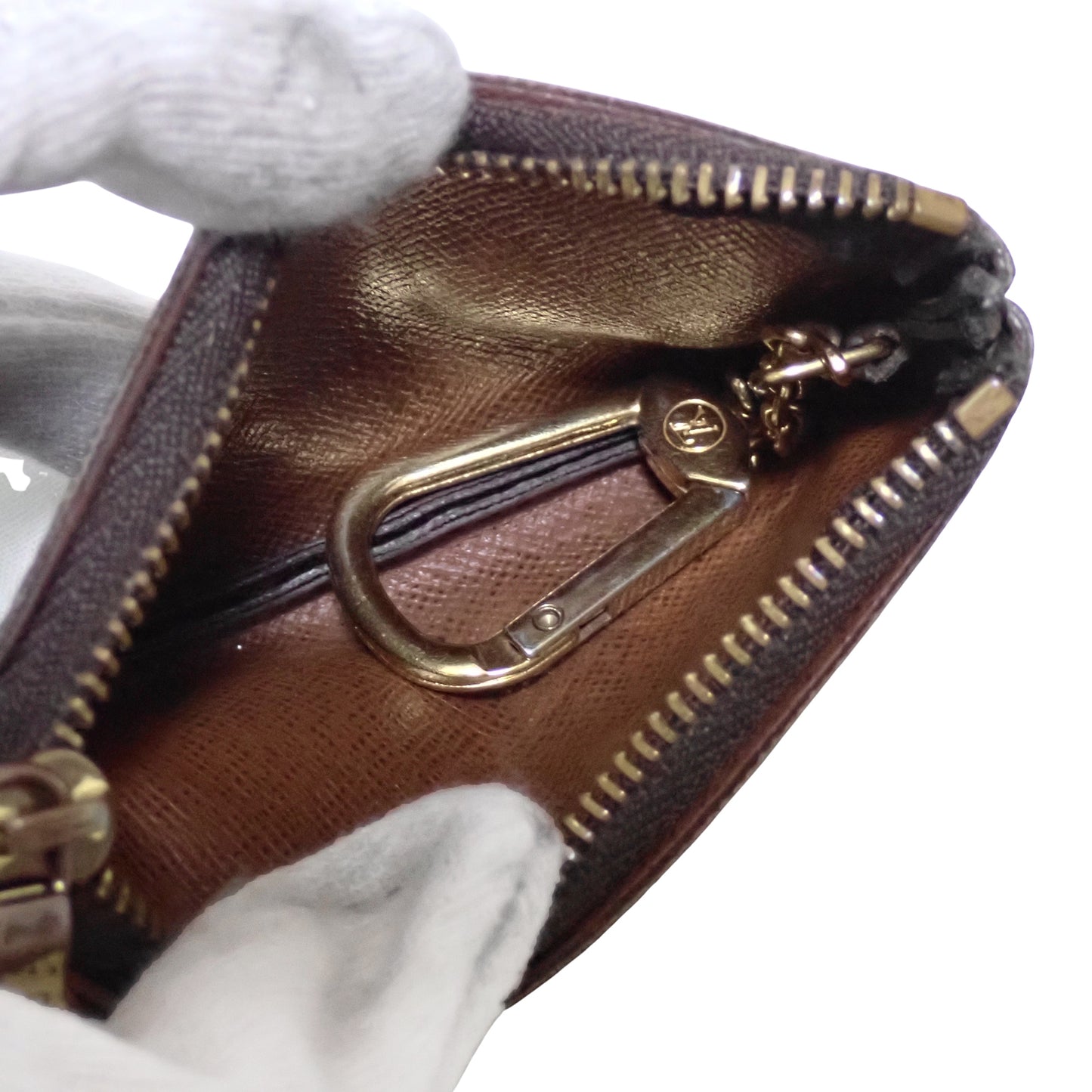 LOUIS VUITTON ルイ・ヴィトン ポシェット クレ モノグラム コインケース M62650 ブラウン レディース キーケース
LV