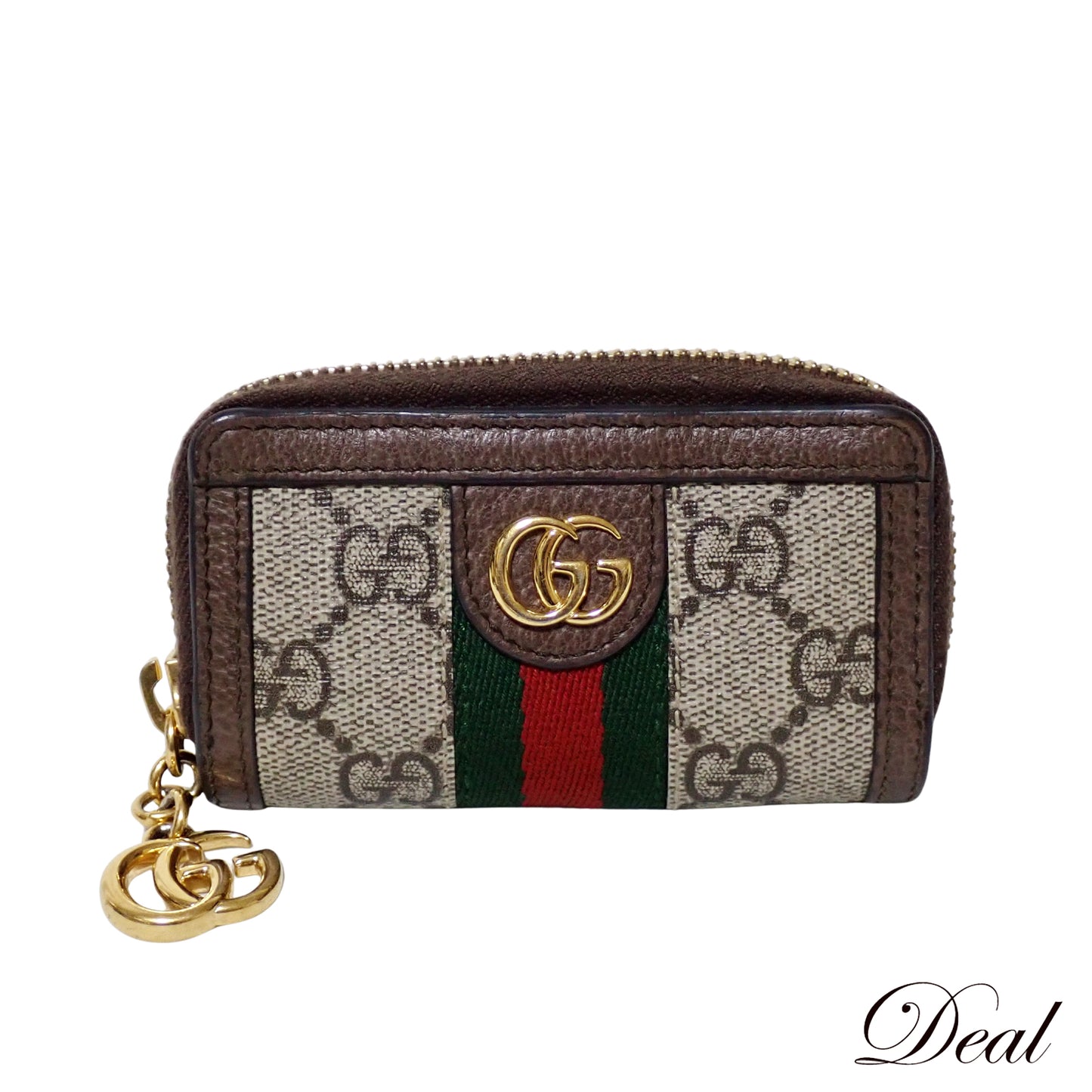 GUCCI グッチ GGスプリーム オフディア コインケース 523157 ベージュ レディース キーケース