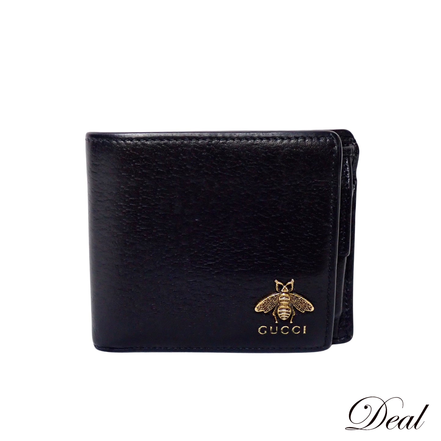 GUCCI グッチ アニマリエ ビー 522915-DJ20T-1000 ブラック メンズ 二つ折り財布