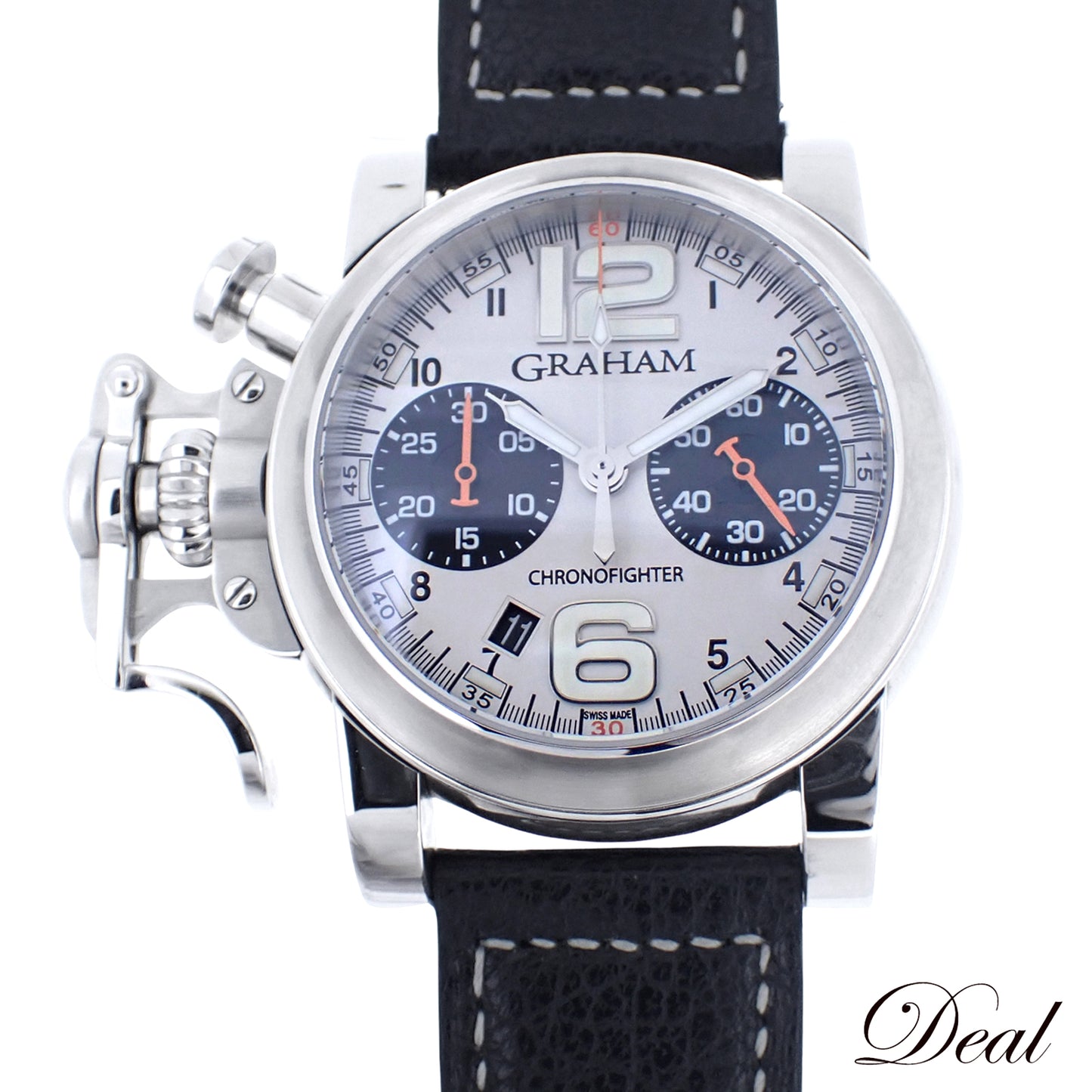 GRAHAM グラハム クロノファイター R.A.C シルバーファイター 2CRBS.S01A メンズ 腕時計