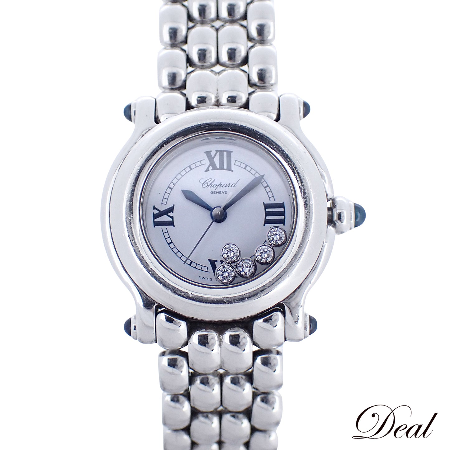Chopard ショパール ハッピースポーツ 27/8250-23 5Pムービングダイヤ レディース 腕時計