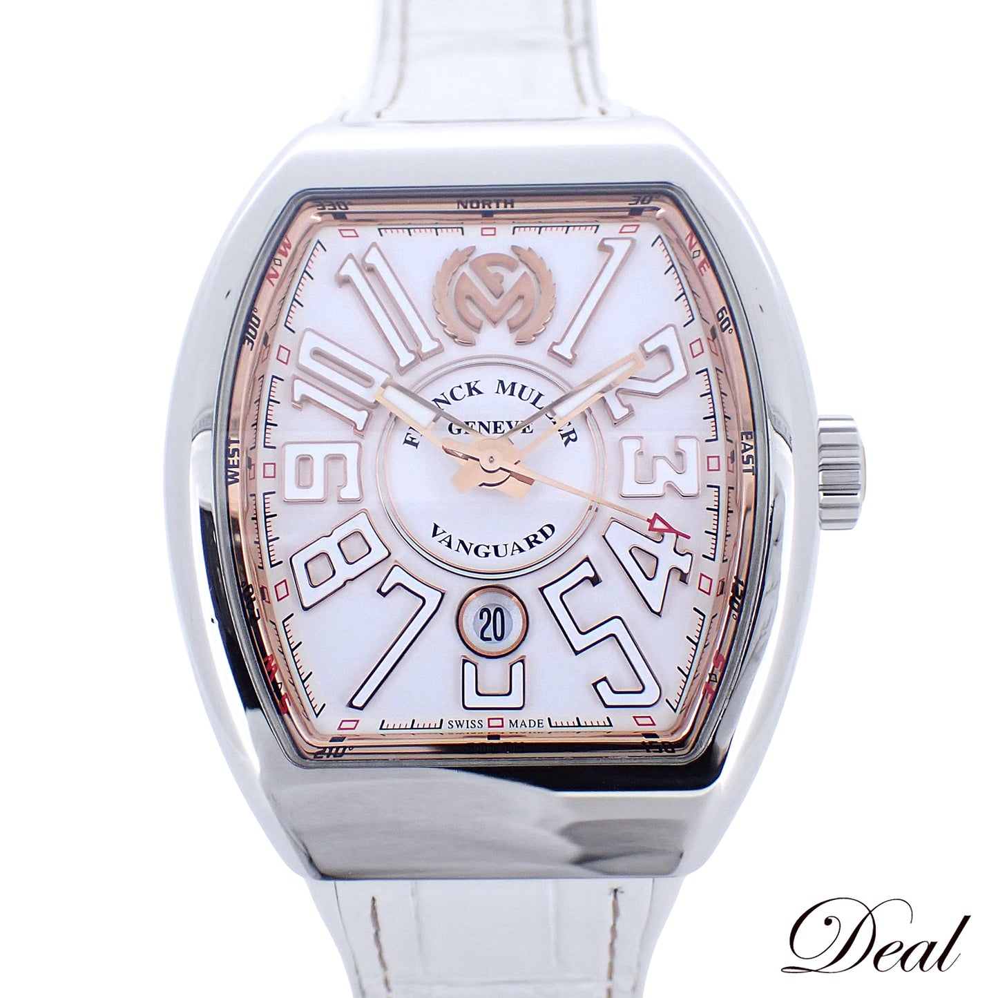 日本限定300本 FRANCK MULLER フランクミュラー ヴァンガード V45SCDTSTGJ SS/PG メンズ 腕時計