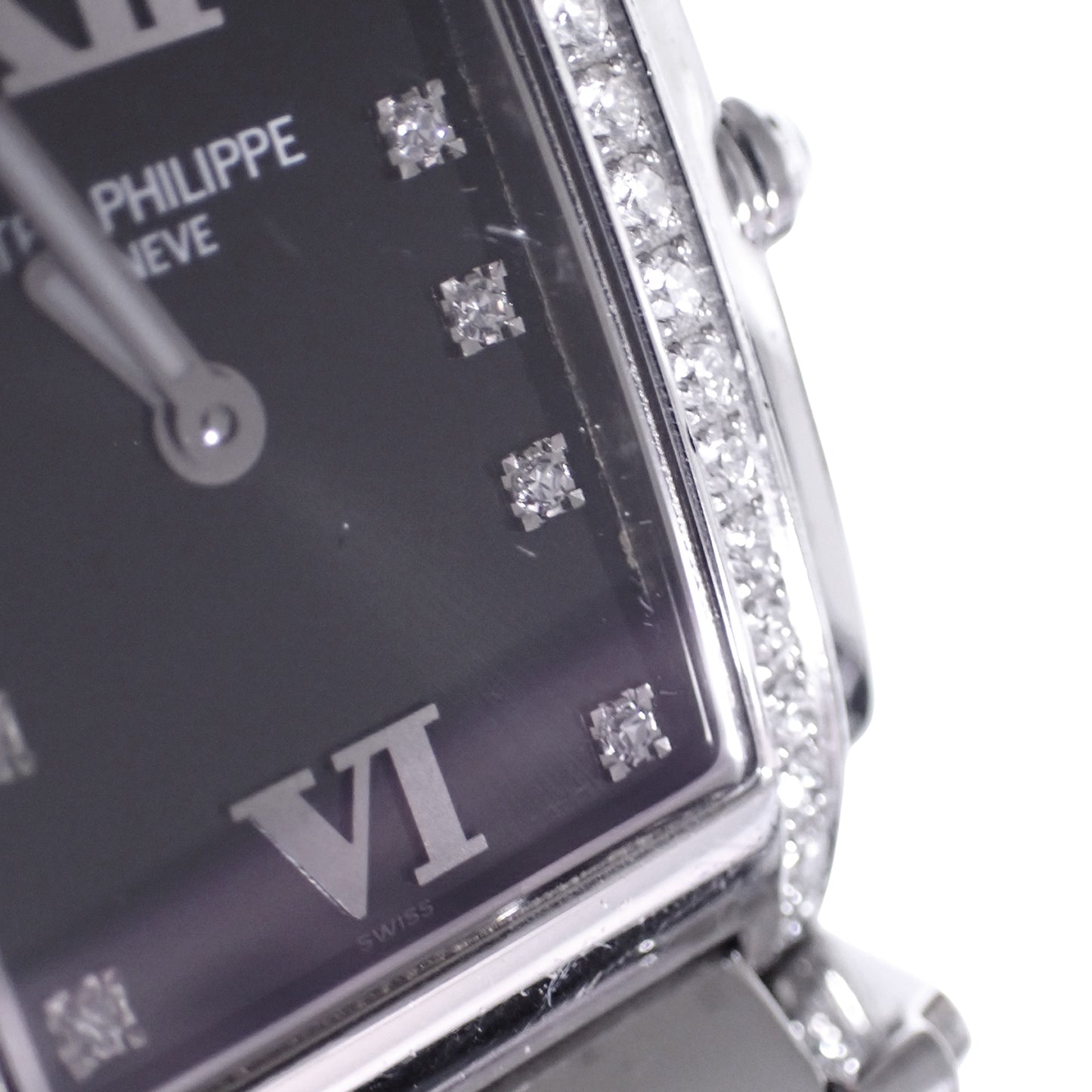 ベゼルダイヤ PATEK PHILIPPE パテックフィリップ Twenty-4 10Pダイヤ 4910 レディース 腕時計