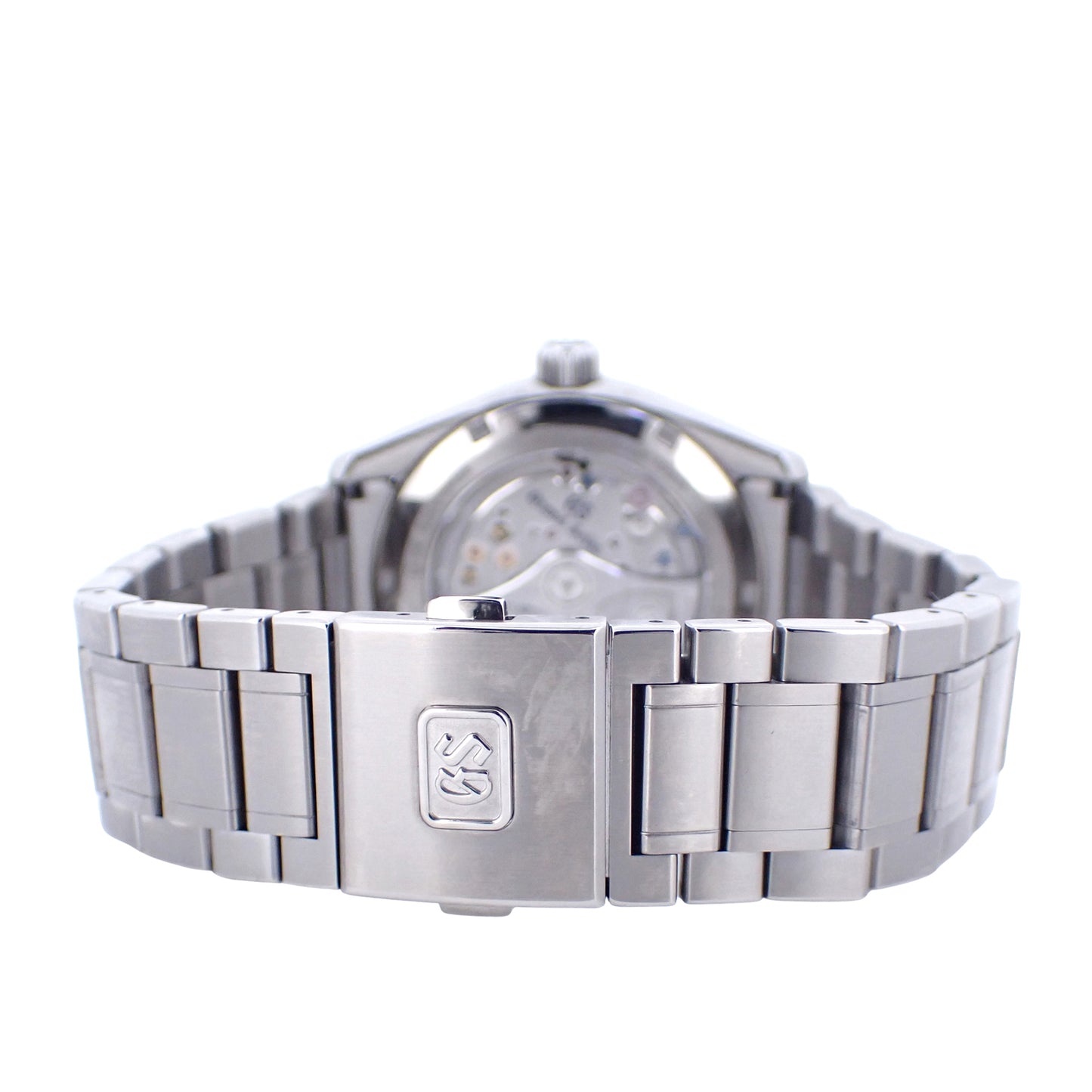 美品 SEIKO セイコー グランドセイコー エボリューション9 コレクション スプリングドライブ 5Days SLGA019 9RA2-0AF0 諏訪湖の水面 メンズ 腕時計