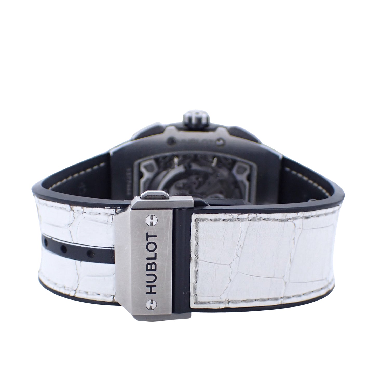 日本限定 ベゼルダイヤ HUBLOT ウブロ スピリット オブ ビッグバン チタニウム ホワイト 601.NE.0172.LR.1104.JPN19 メンズ 腕時計