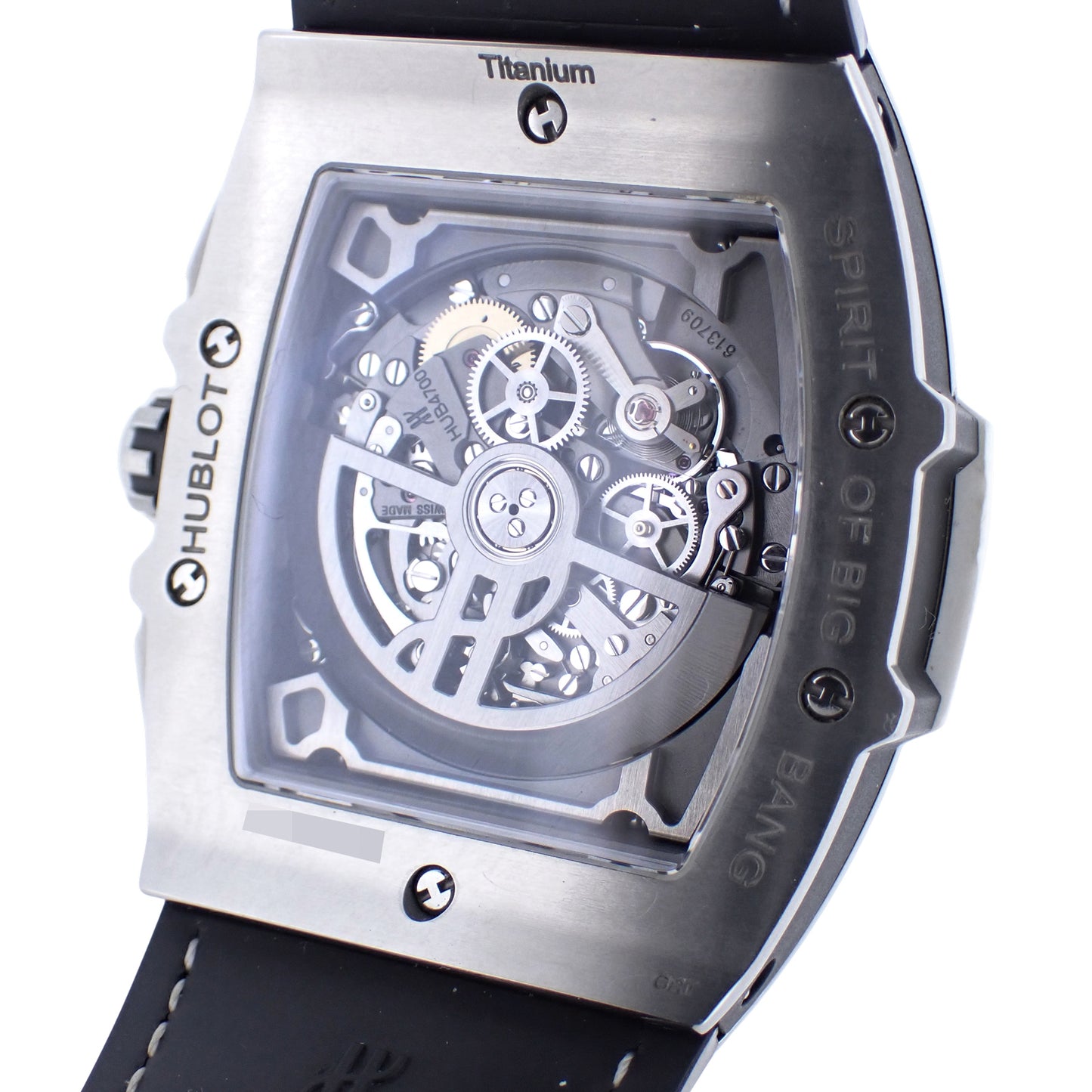 日本限定 ベゼルダイヤ HUBLOT ウブロ スピリット オブ ビッグバン チタニウム ホワイト 601.NE.0172.LR.1104.JPN19 メンズ 腕時計