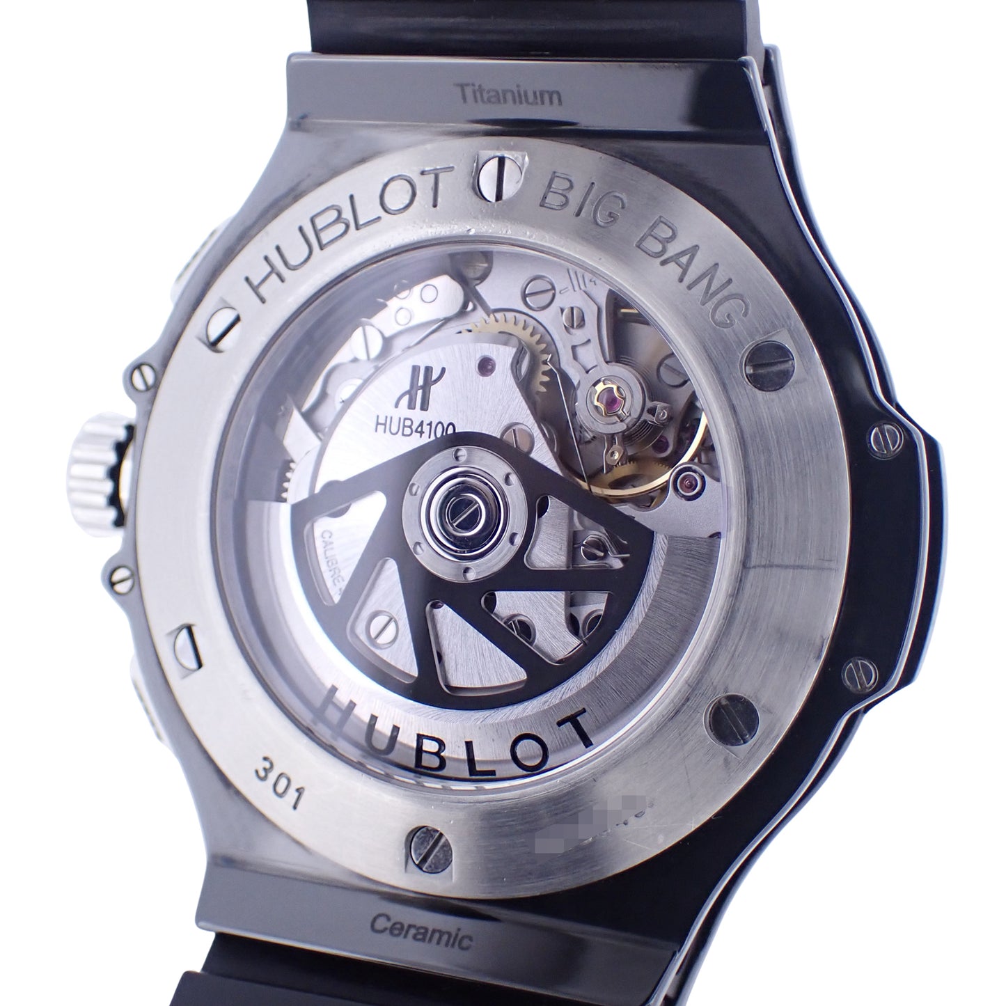 ベゼルダイヤ HUBLOT ウブロ ビッグバン ブラックマジック 301.CV.130.RX.114 メンズ 腕時計