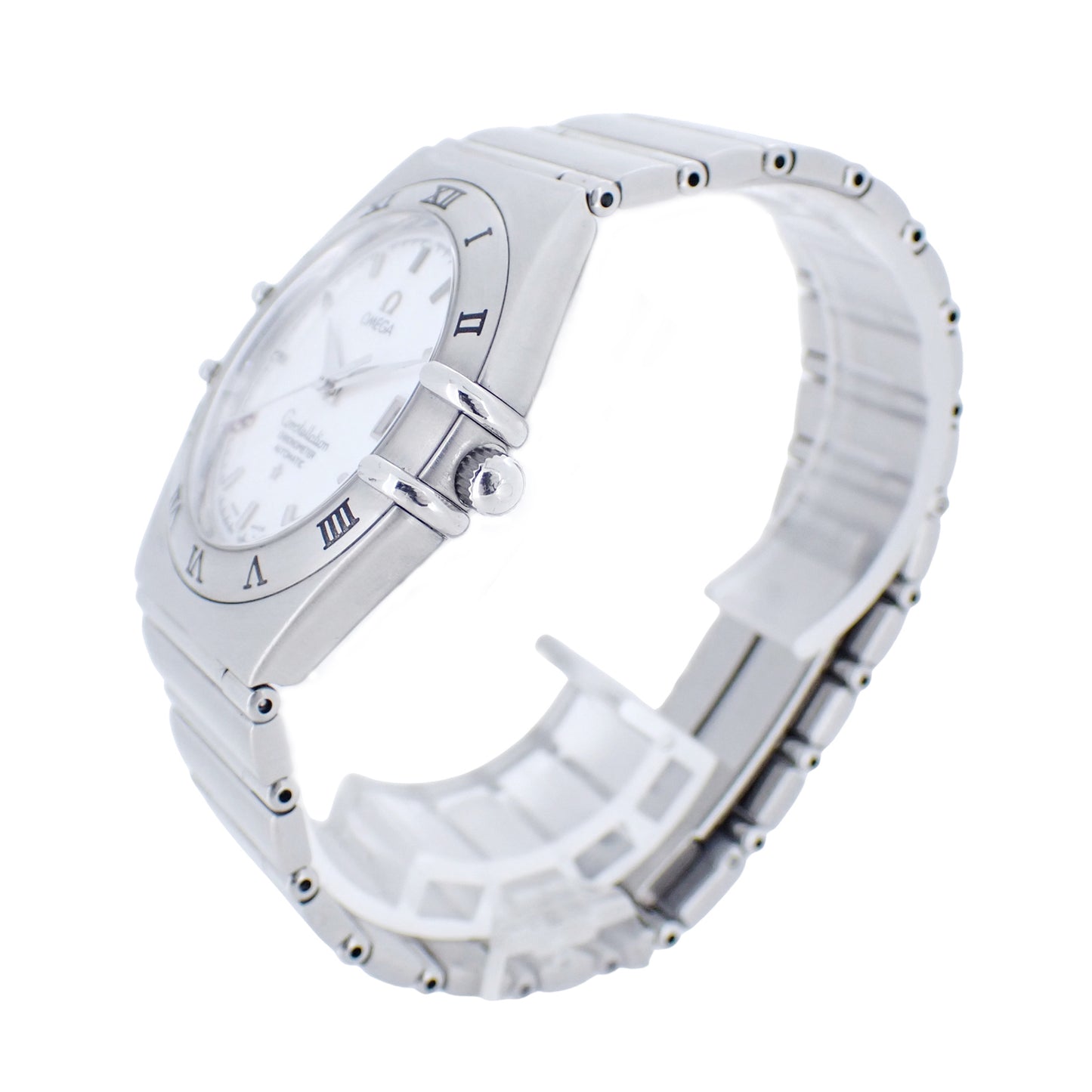 スイス限定 OMEGA オメガ コンステレーション クロノメーター 1516.76 2Pルビー ホワイトシェル メンズ 腕時計