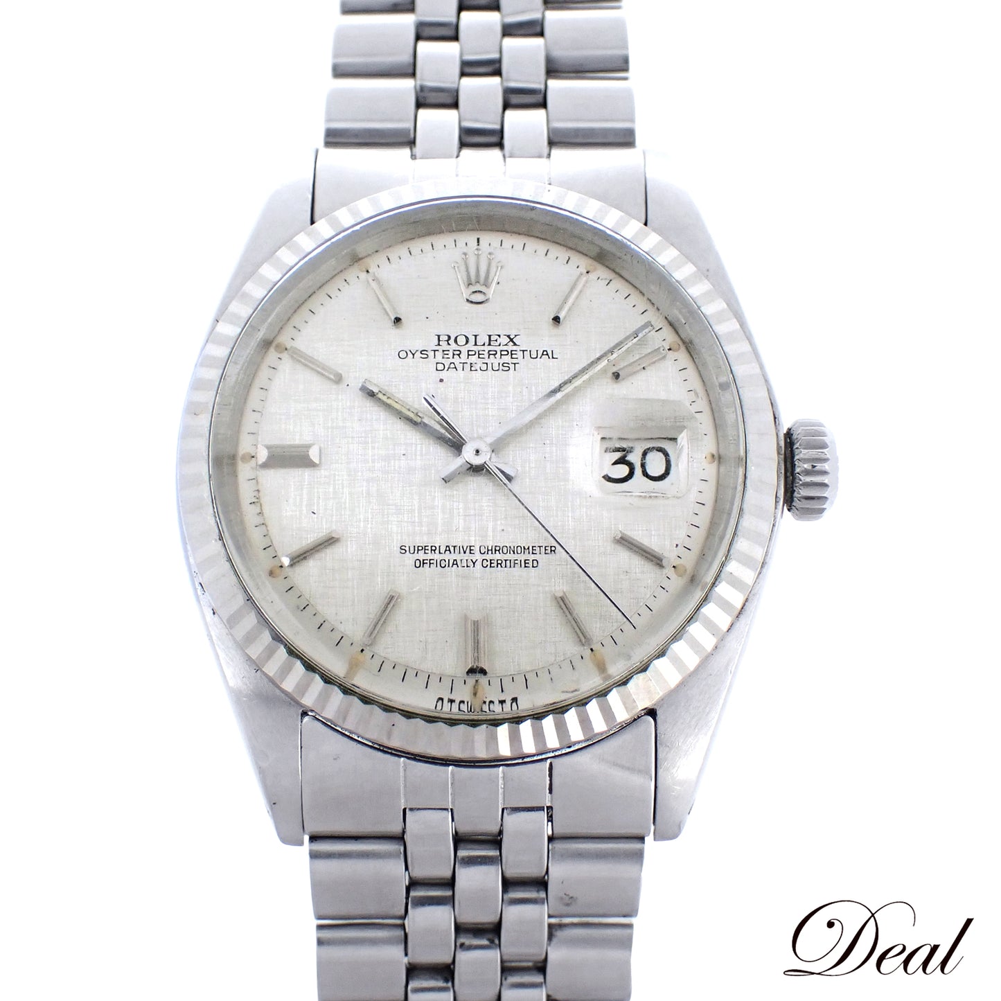 ROLEX ロレックス デイトジャスト 絹目ダイアル 1601 ヴィンテージ 1970年 メンズ 腕時計