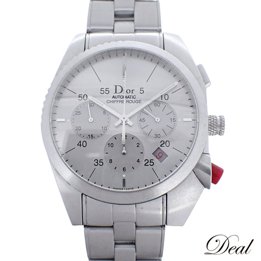 DIOR ディオール シフルルージュ クロノ CD084611 メンズ 腕時計