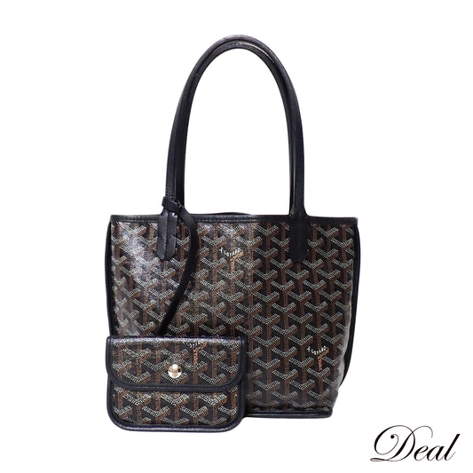 GOYARD ゴヤール アンジュミニ トートバッグ ブラック レディース ハンドバッグ
