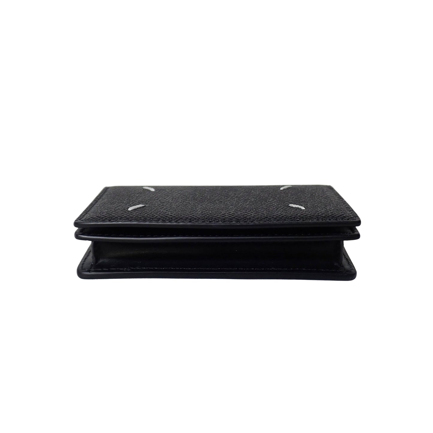 未使用 展示品 Maison Margiela メゾンマルジェラ 4ステッチ パスケース SA3VX0005 ブラック メンズ カードケース