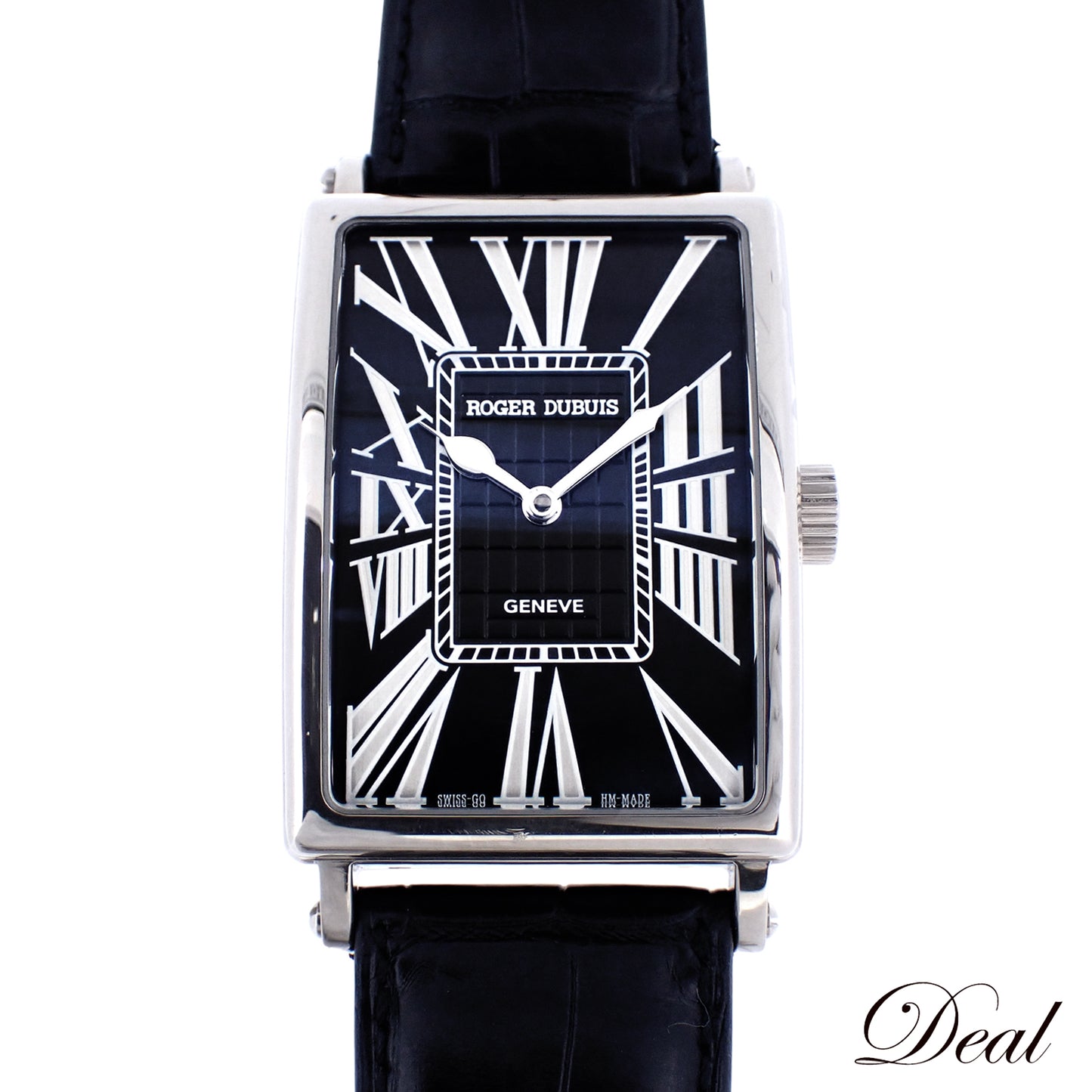 世界28本限定 K18WG ROGER DUBUIS ロジェデュブイ マッチモア M34 57 0 G99.73/10 ブラック メンズ 腕時計