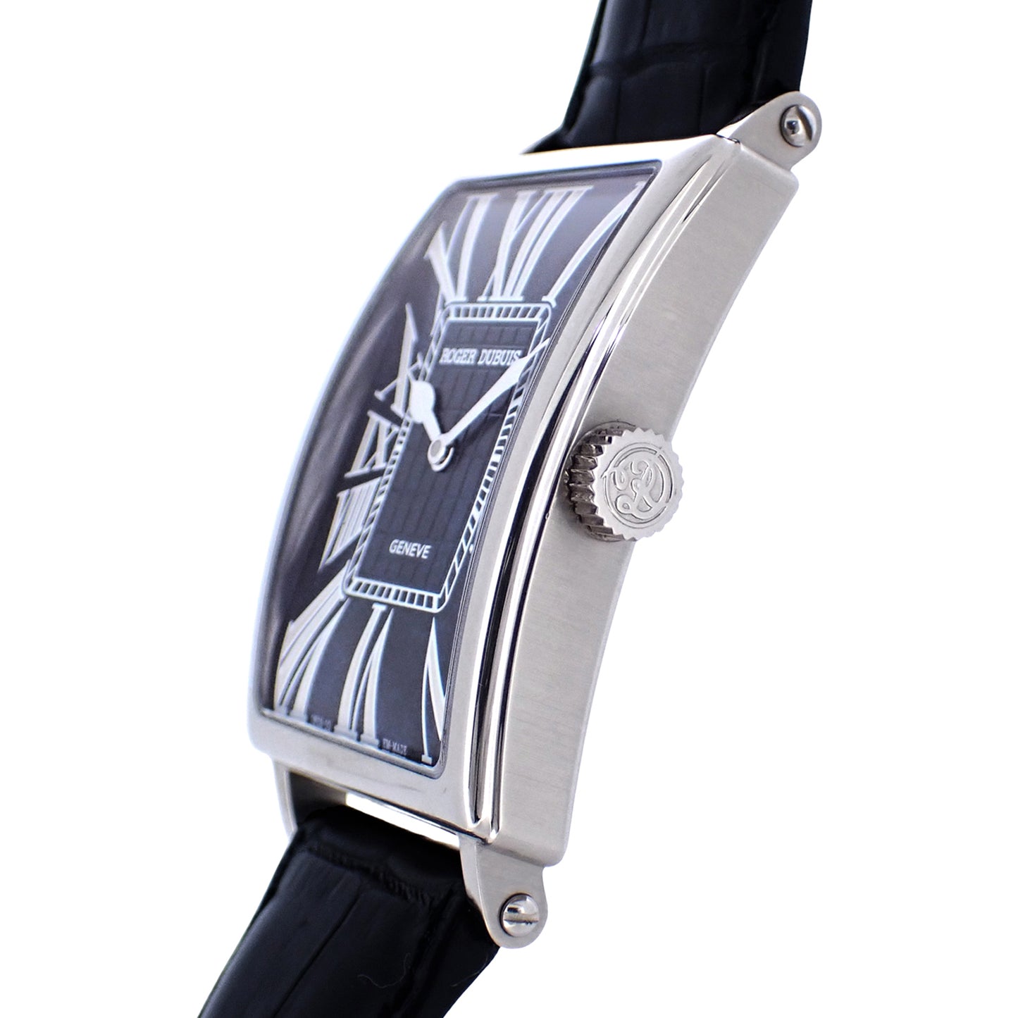 世界28本限定 K18WG ROGER DUBUIS ロジェデュブイ マッチモア M34 57 0 G99.73/10 ブラック メンズ 腕時計