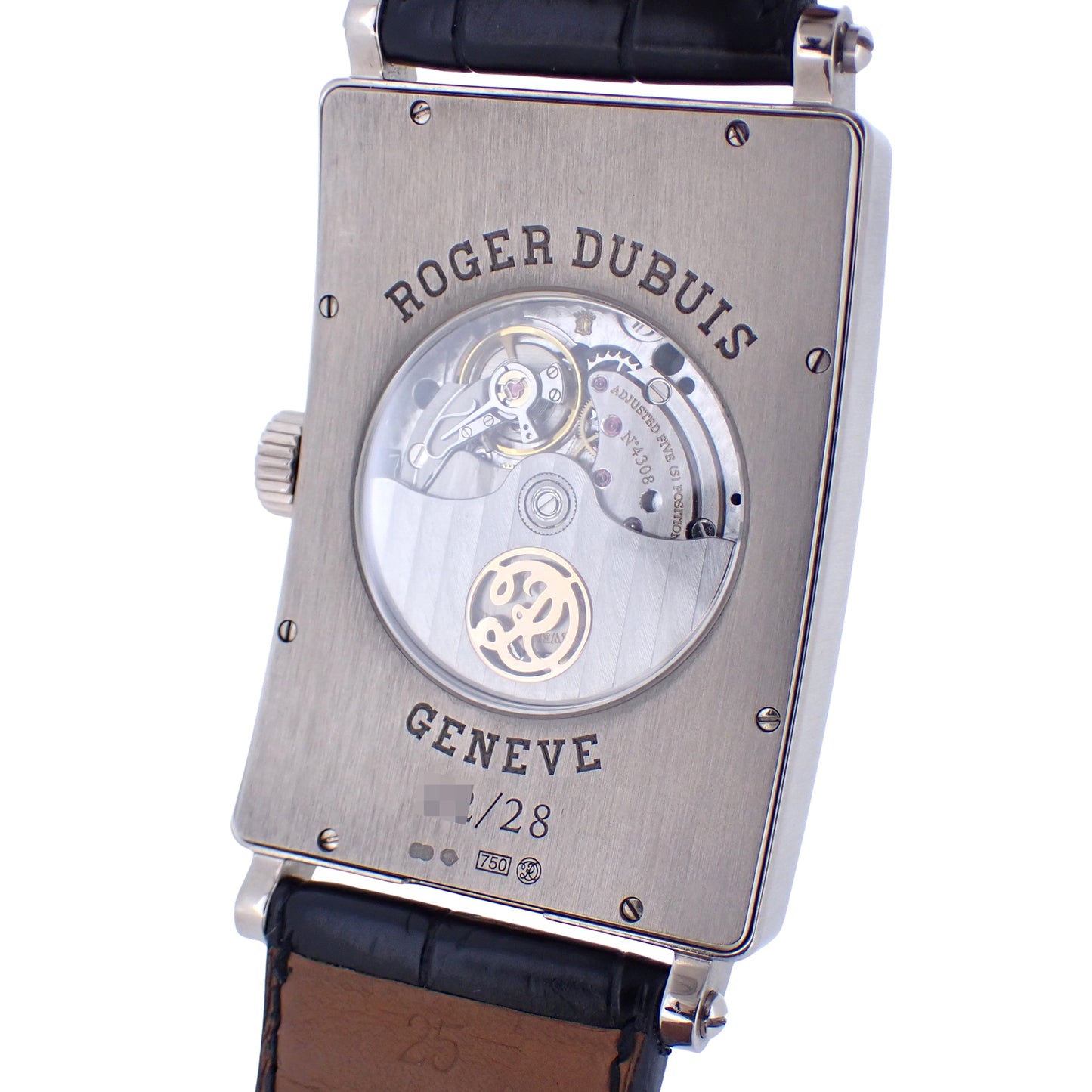 世界28本限定 K18WG ROGER DUBUIS ロジェデュブイ マッチモア M34 57 0 G99.73/10 ブラック メンズ 腕時計