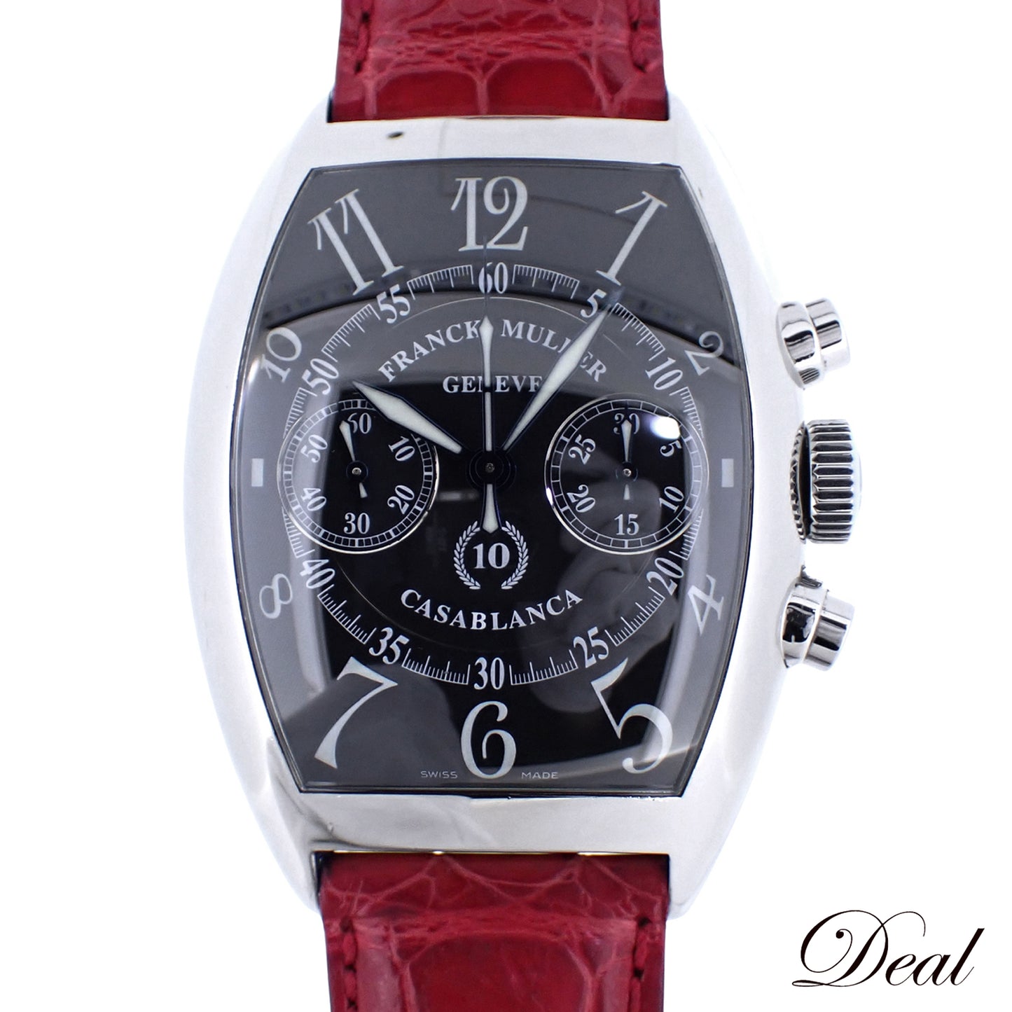 10周年記念 FRANCK MULLER フランクミュラー カサブランカ クロノ 8880CCC メンズ 腕時計