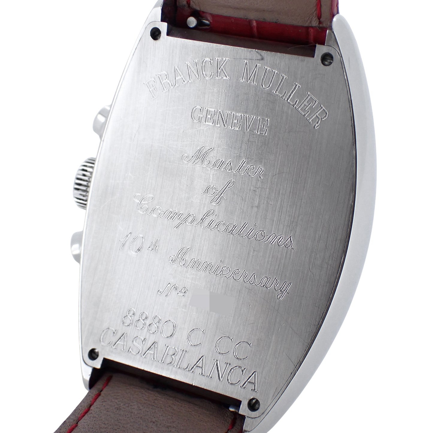 10周年記念 FRANCK MULLER フランクミュラー カサブランカ クロノ 8880CCC メンズ 腕時計