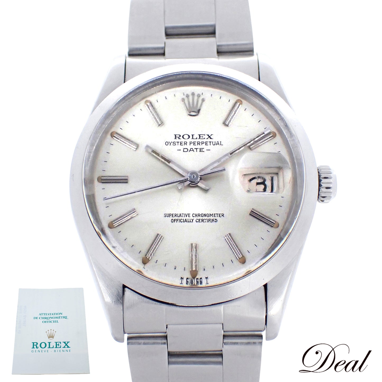 ROLEX ロレックス オイスターパーペチュアル デイト 15000 メンズ 腕時計