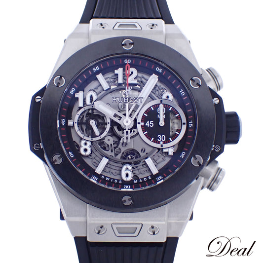 HUBLOT ウブロ ビッグバン ウニコ チタニウム セラミック 411.NM.1170.RX メンズ 腕時計