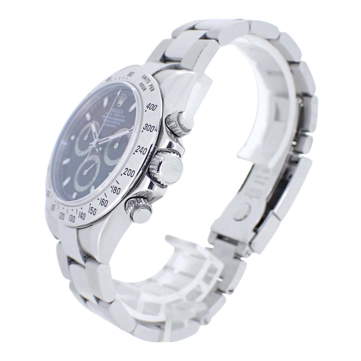 ROLEX ロレックス コスモグラフ デイトナ Z 116520 黒 ブラック ギャラ有 メンズ 腕時計