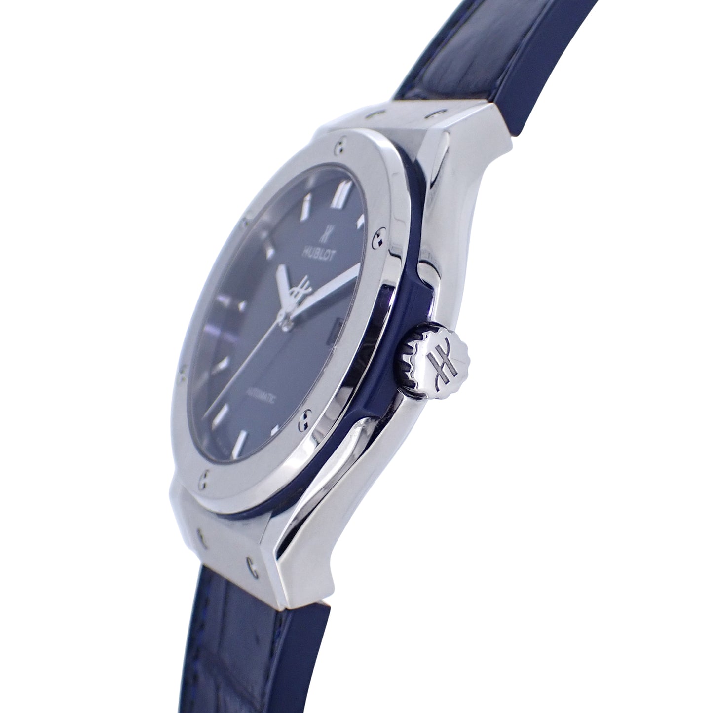 HUBLOT ウブロ クラシックフュージョン チタニウム ブルー 511.NX.7170.RX メンズ 腕時計
