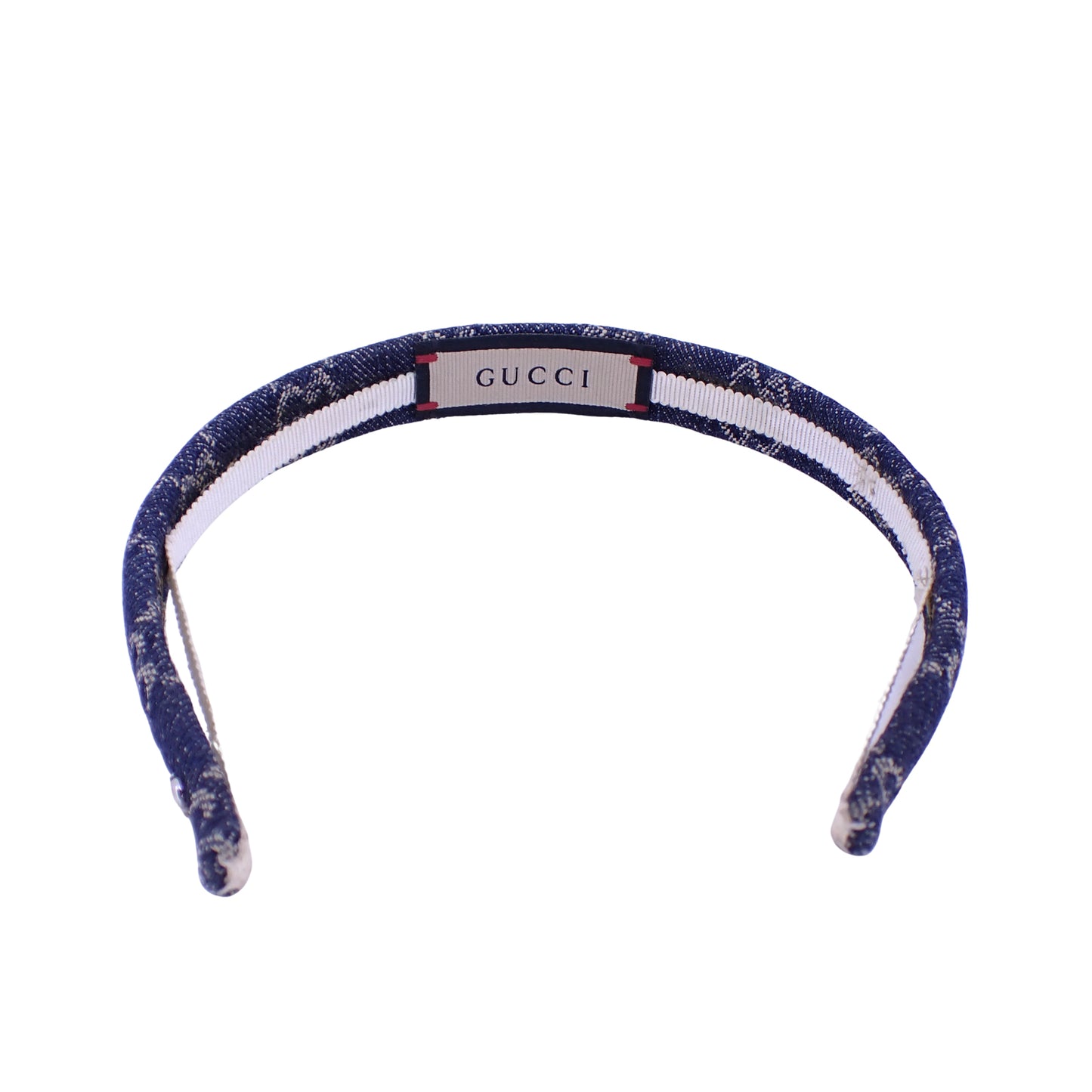 GUCCI グッチ GGデニム エコウォッシュ 652835 ブルー レディース カチューシャ