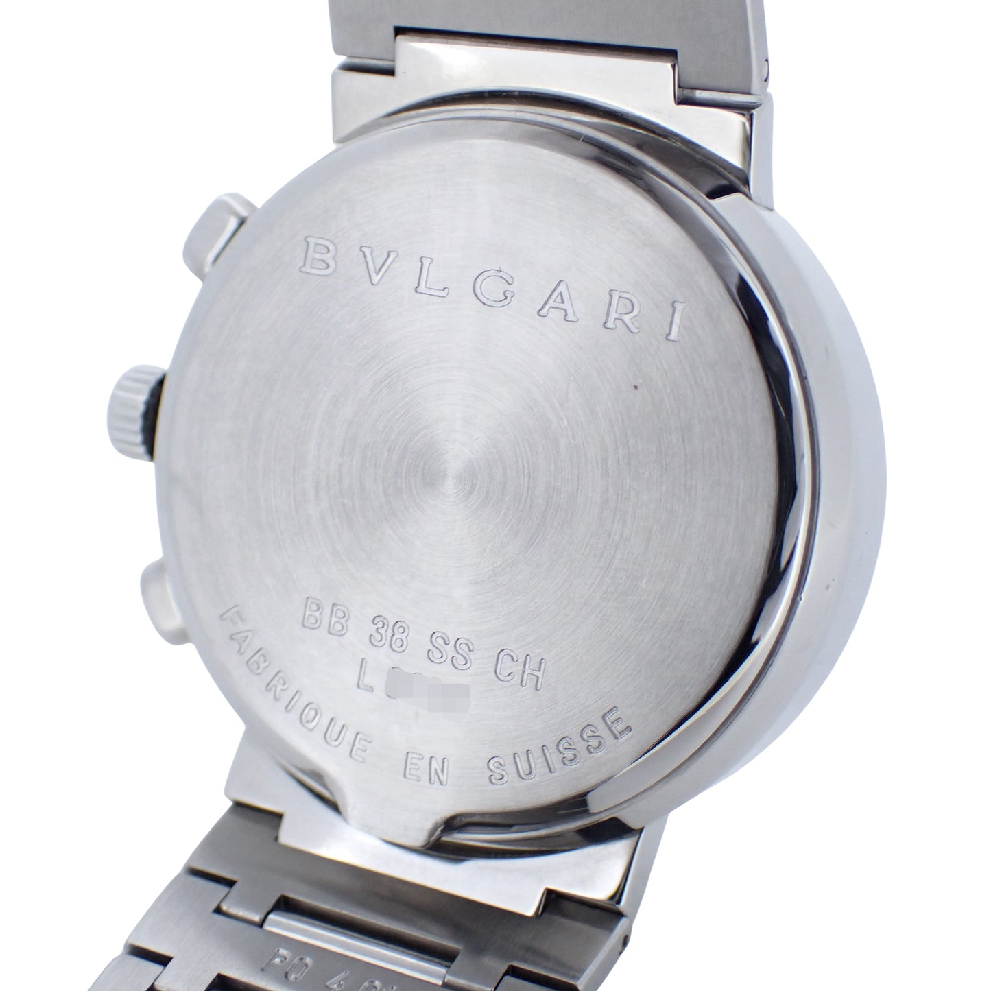 BVLGARI ブルガリ ブルガリブルガリ クロノ BB38SSCH メンズ 腕時計