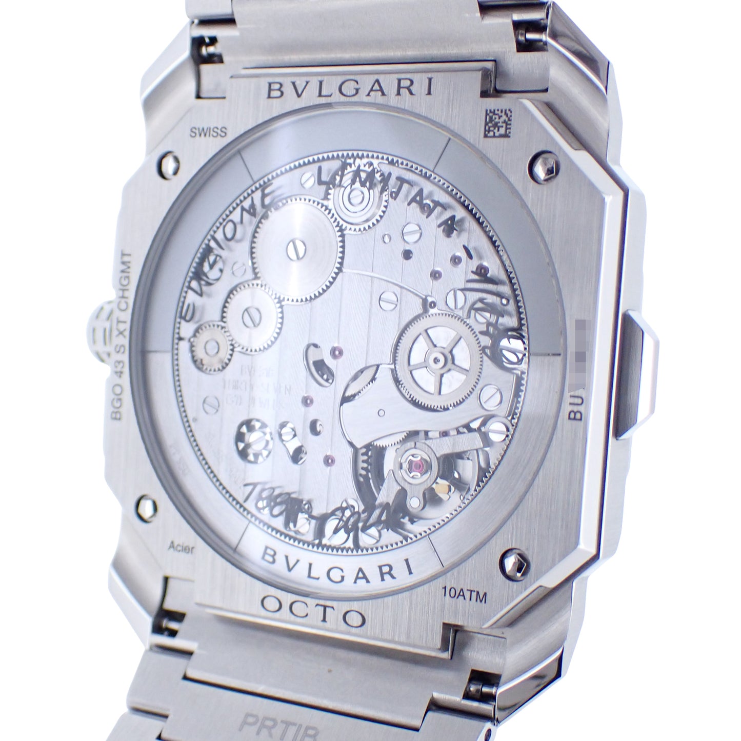 限定 BVLGARI ブルガリ オクト フィニッシモ スケッチ クロノグラフ 104192 BGO43SXTCHGMT メンズ 腕時計