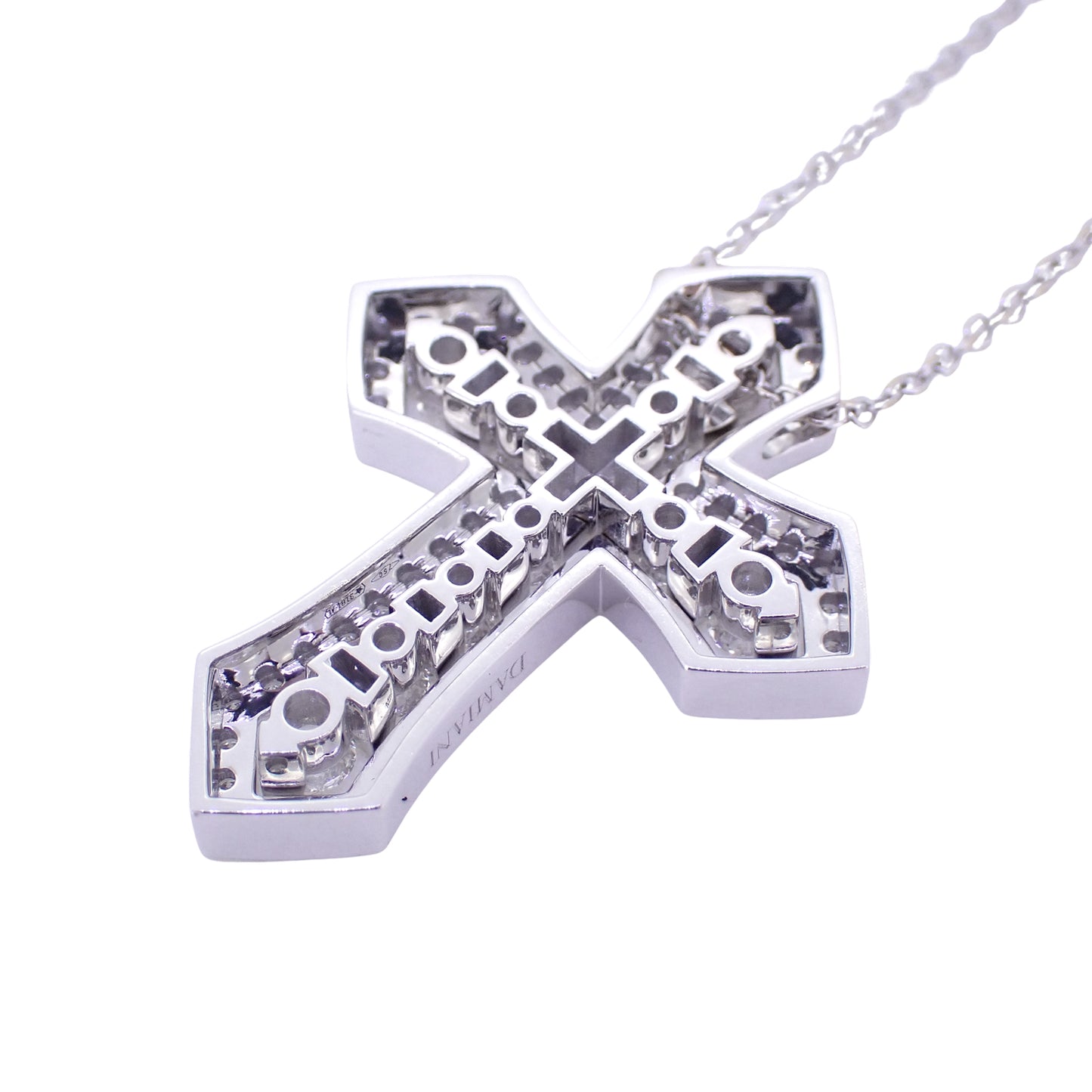 DAMIANI ダミアーニ ベルエポック クラウンL K18WG ダイヤ 20089534 シルバー メンズ ネックレス