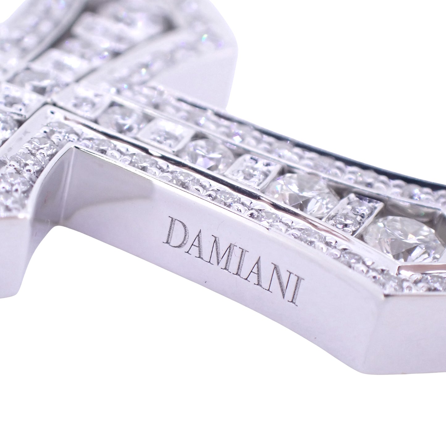 DAMIANI ダミアーニ ベルエポック クラウンL K18WG ダイヤ 20089534 シルバー メンズ ネックレス