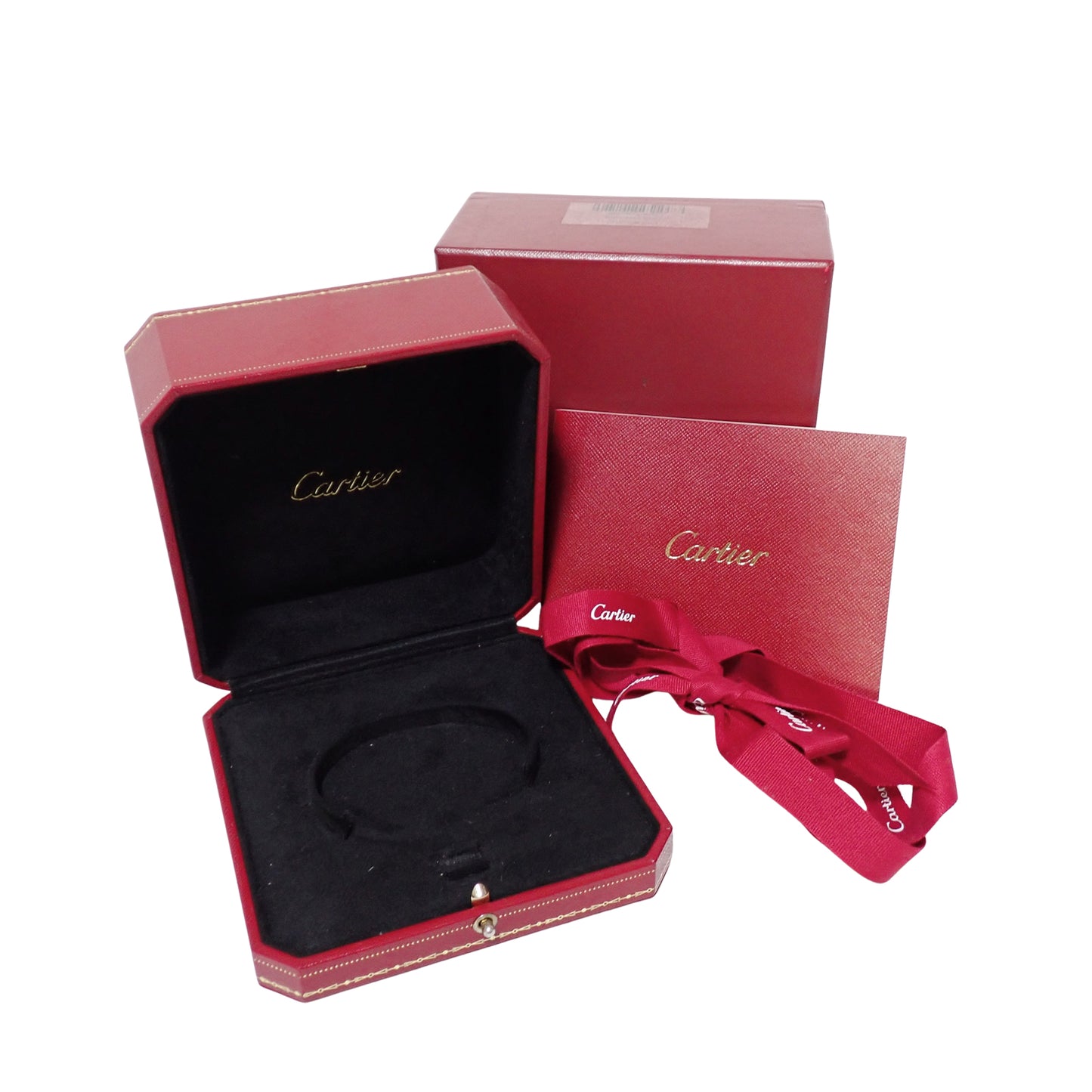 Cartier カルティエ ラブブレス K18PG ハーフダイヤ 6Pダイヤ #18 ゴールド レディース ブレスレット