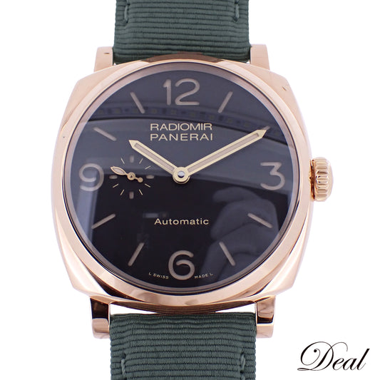 K18PG PANERAI パネライ ラジオミール 1940 3デイズ オロロッソ PAM00573 メンズ 腕時計