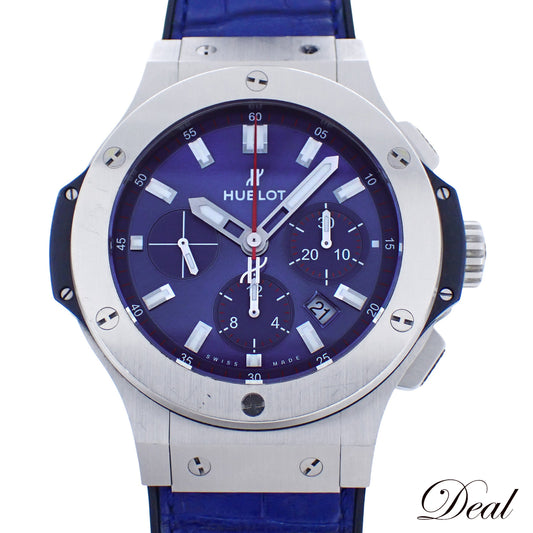 サッカー日本代表モデル HUBLOT ウブロ ビッグバン ブルーヴィクトリー 301.SX.7123.VR.FCJ18 メンズ 腕時計