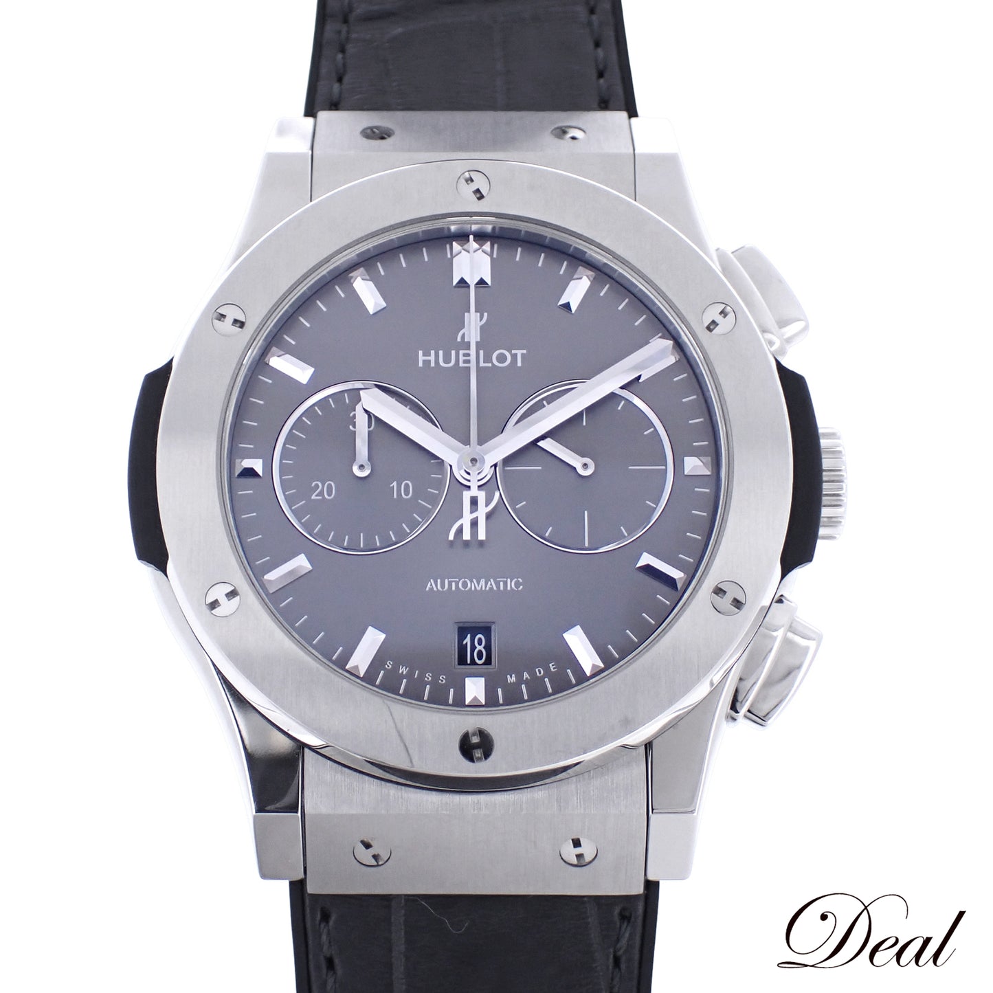 HUBLOT ウブロ クラシックフュージョン クロノグラフ チタニウム レーシンググレー 541.NX.7070.LR メンズ 腕時計