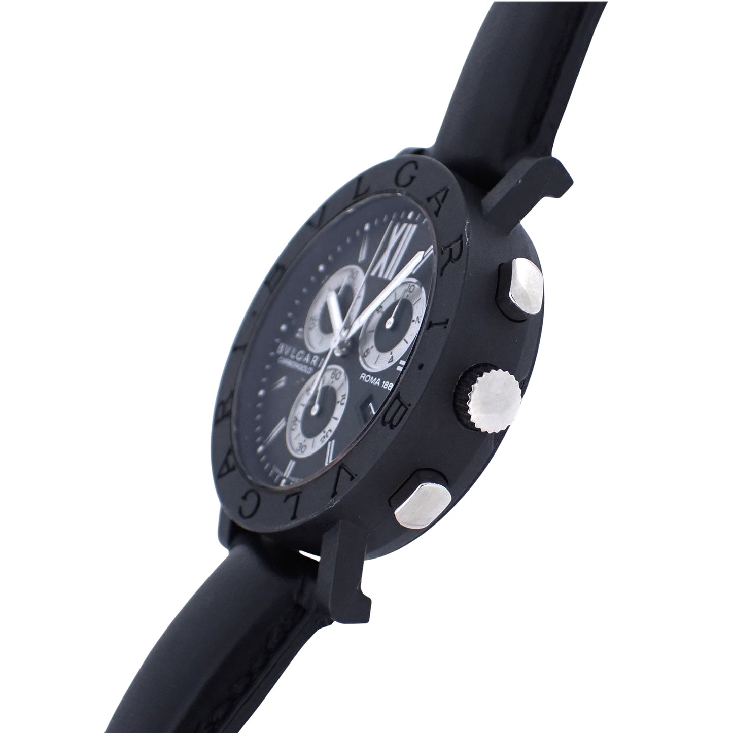 BVLGARI ブルガリ カーボンゴールド クロノ BB38CLCH メンズ 腕時計