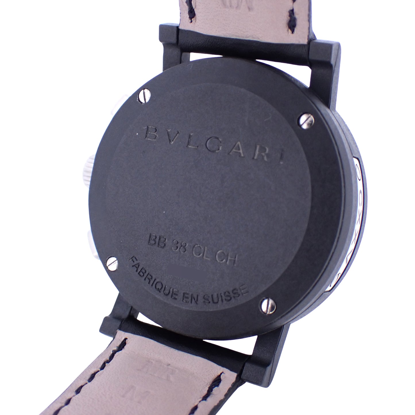 BVLGARI ブルガリ カーボンゴールド クロノ BB38CLCH メンズ 腕時計