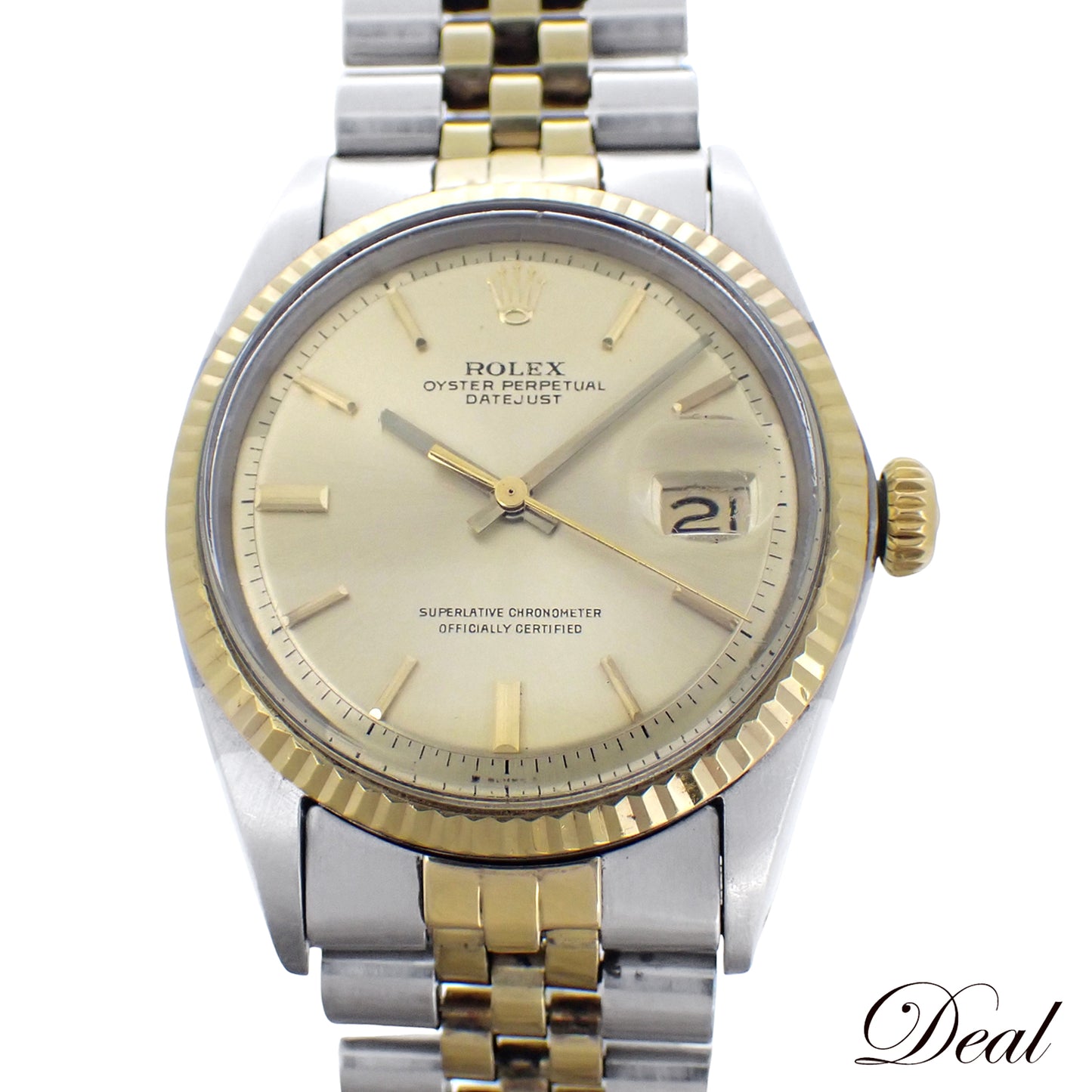 ROLEX ロレックス デイトジャスト SS/YG 1601 ヴィンテージ 1966年 メンズ 腕時計