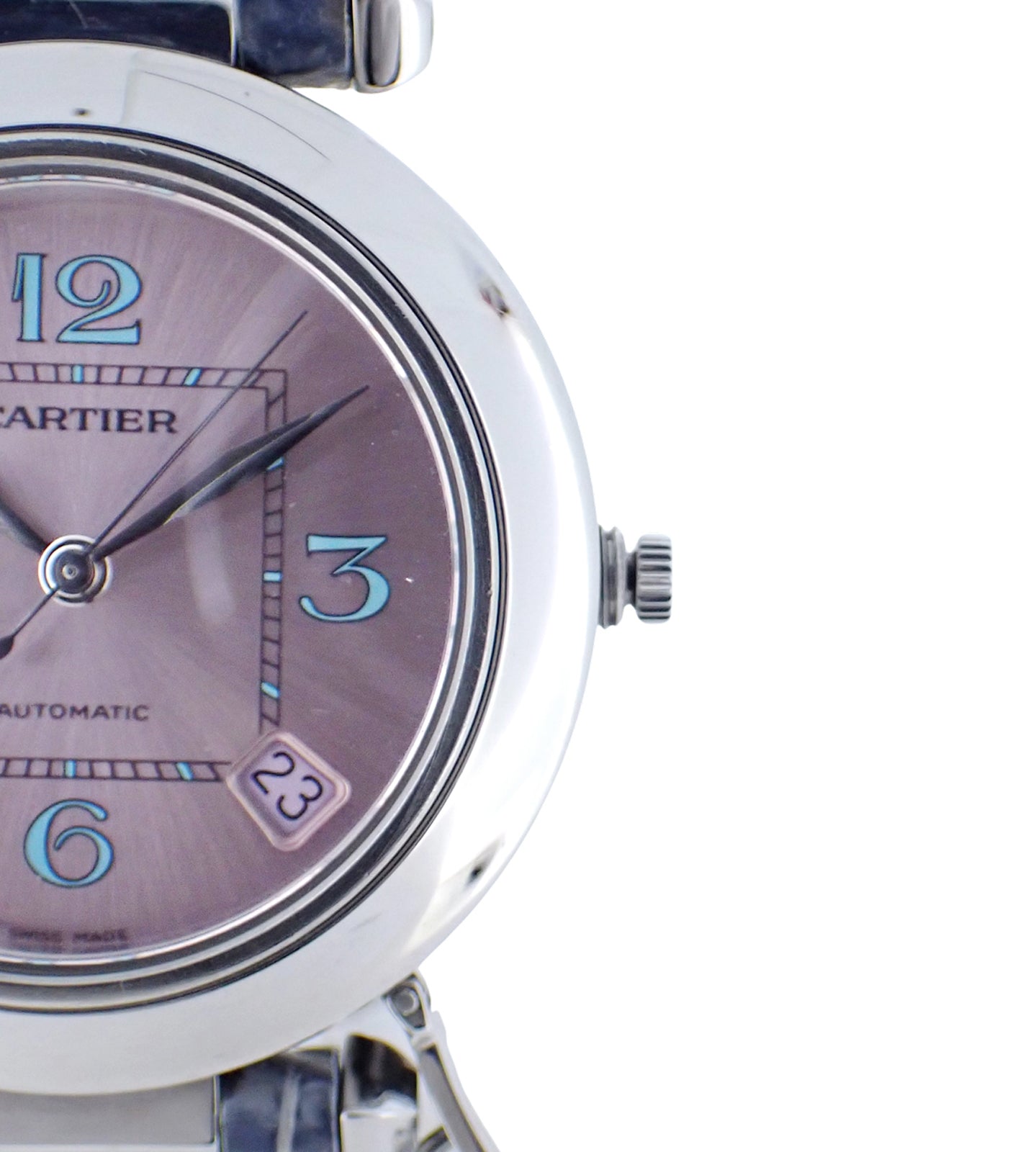 Cartier カルティエ パシャC ラベンダー W3108199 2005年クリスマス限定 ボーイズ ユニセックス レディース 腕時計