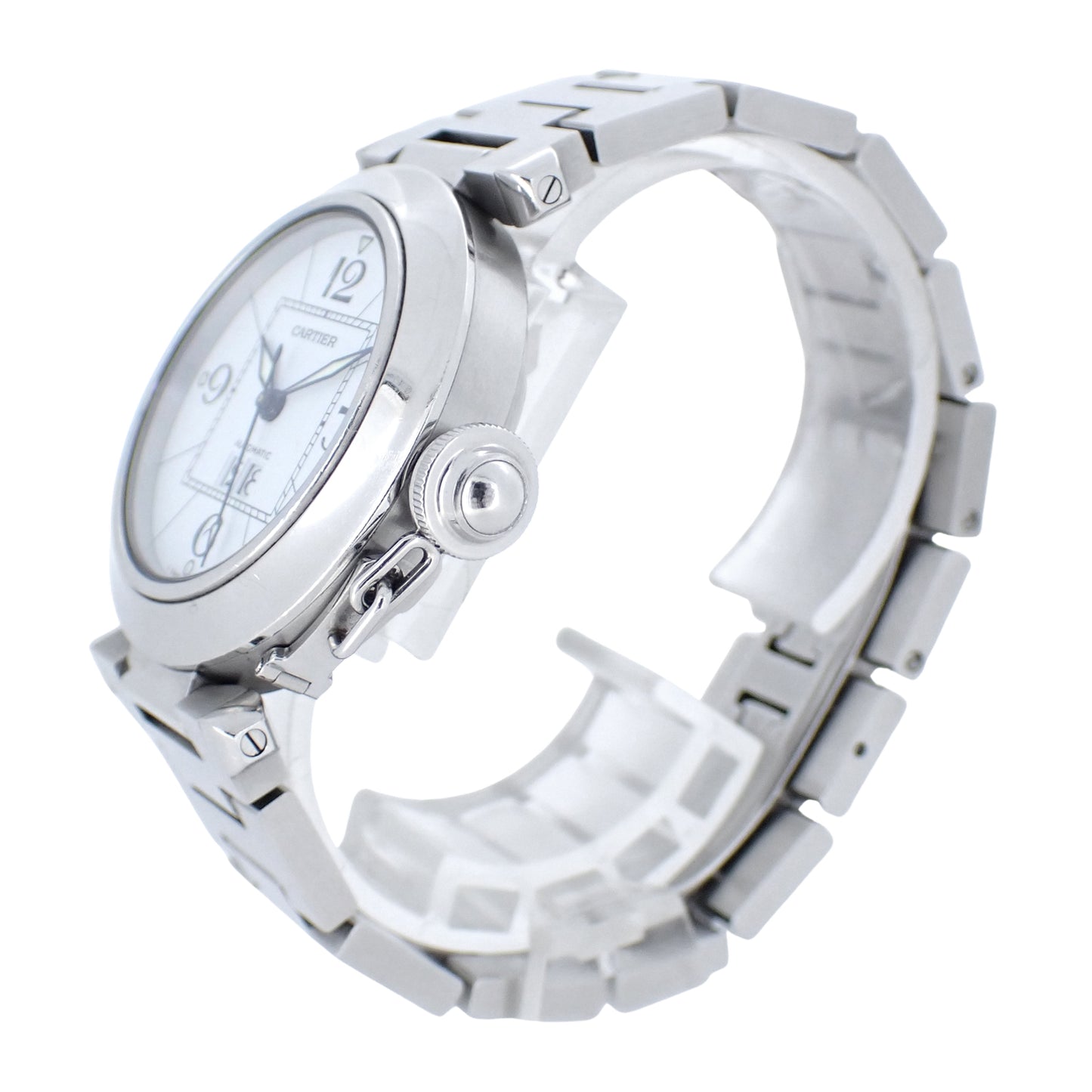 Cartier カルティエ パシャC ビッグデイト W31055M7 ボーイズ ユニセックス メンズ 腕時計