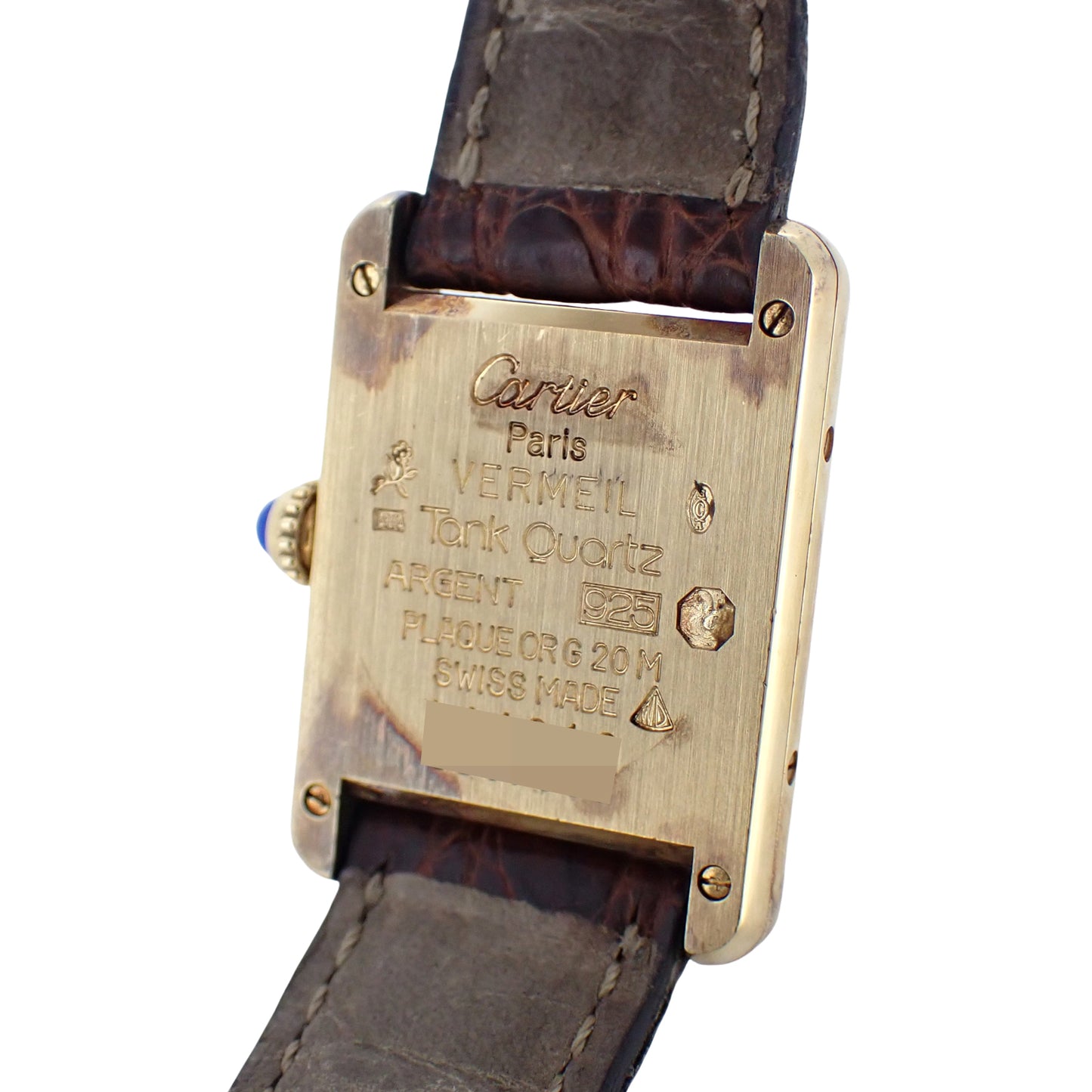 Cartier カルティエ マストタンク SM ヴェルメイユ W1003053 レディース 腕時計