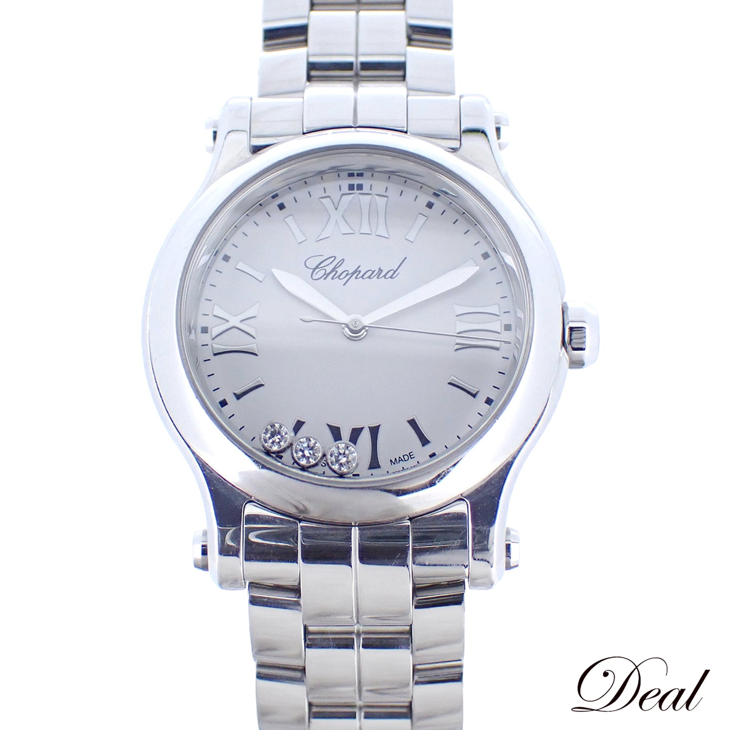 Chopard ショパール ハッピースポーツ 278582-3002 3Pムービングダイヤ レディース 腕時計