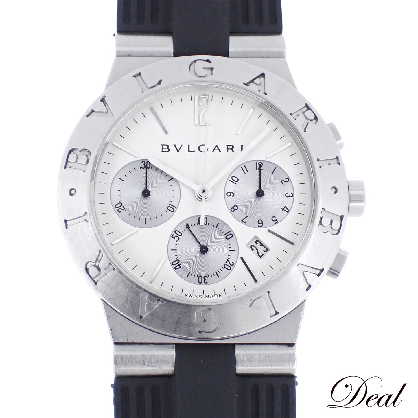 BVLGARI ブルガリ ディアゴノ スポーツ クロノ CH35S メンズ 腕時計