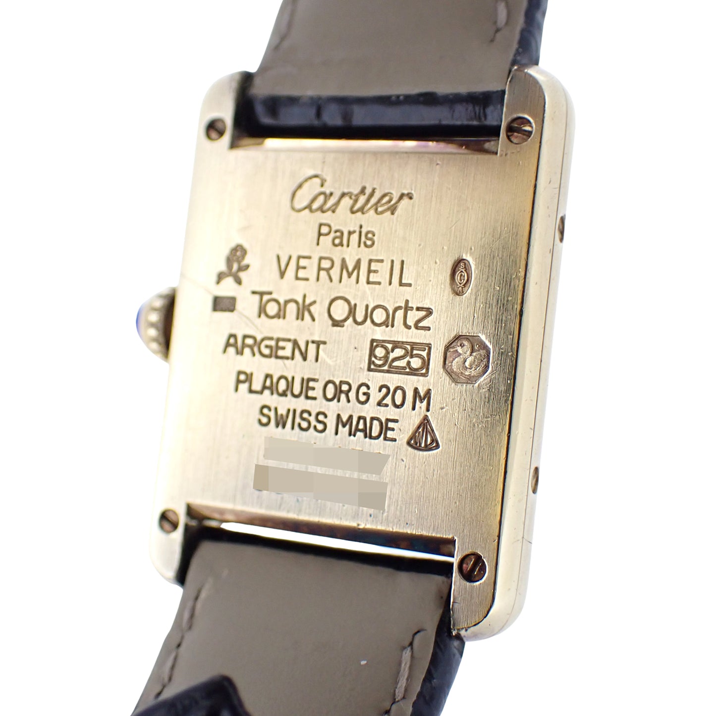 Cartier カルティエ マスト タンク SM オパランダイアル W1005554 ヴェルメイユ レディース 腕時計