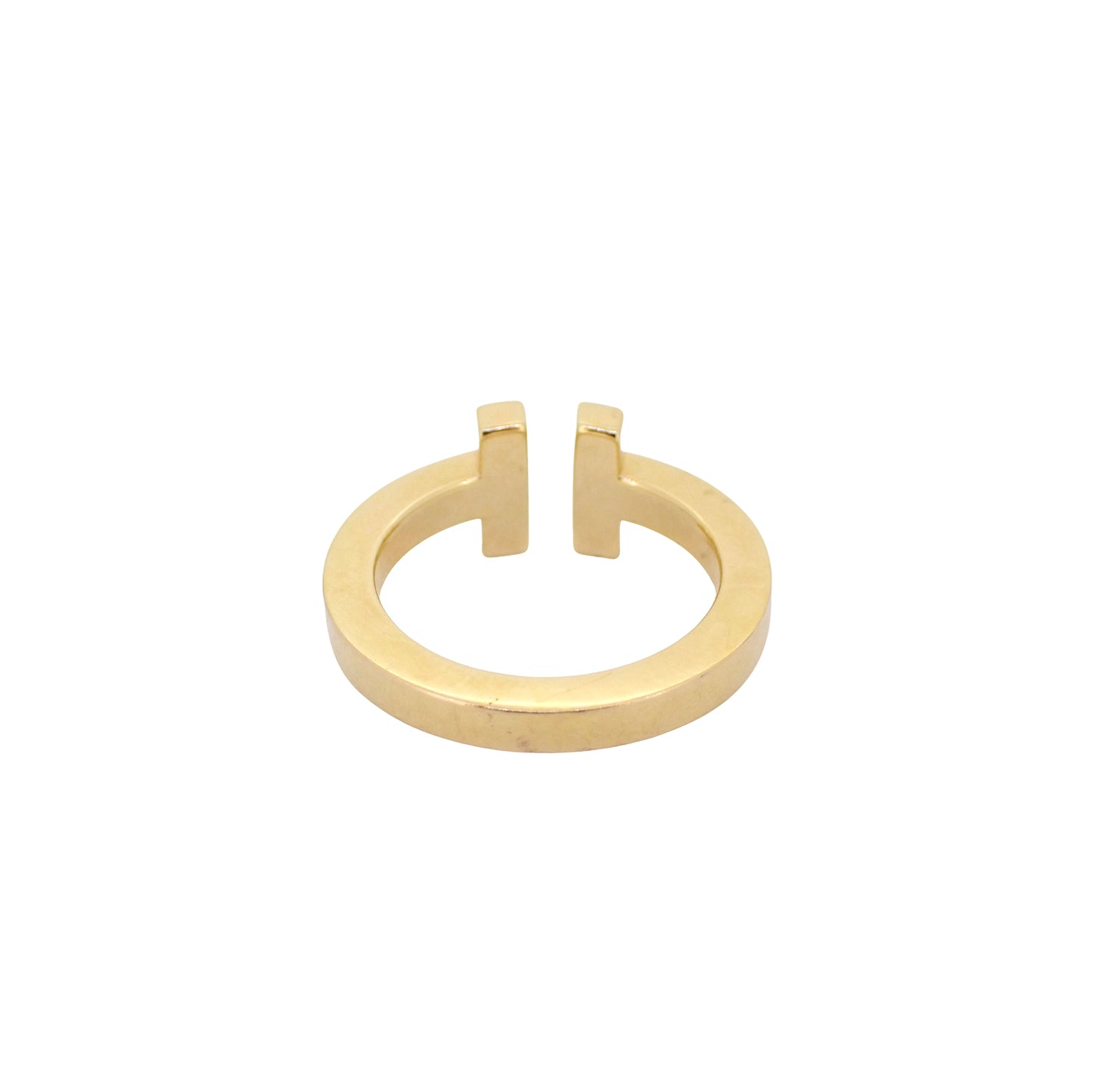 TIFFANY&Co. ティファニー Tスクエア K18YG 60147245 10号 ゴールド レディース リング 指輪