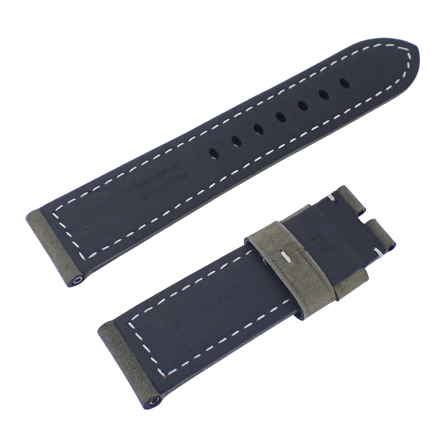 未使用 保管品 PANERAI パネライ 純正 レザーベルト 尾錠用 24mm カーキ メンズ 時計ベルト