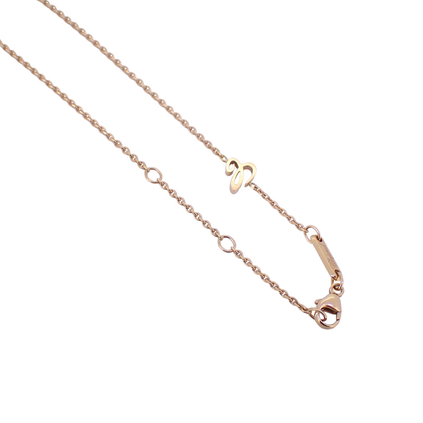 Chopard ショパール ハッピーダイヤモンド アイコン K18RG ダイヤ 79A017-5201 ゴールド レディース ネックレス