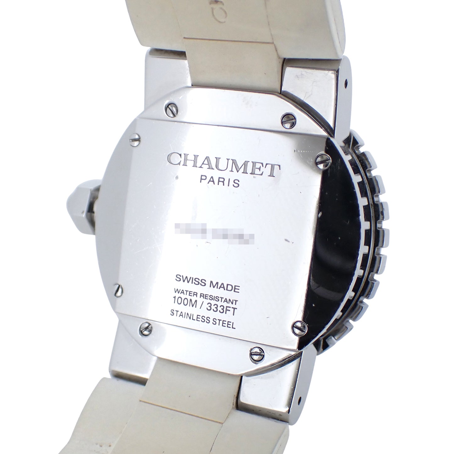 ベゼルダイヤ Chaumet ショーメ クラスワン ホワイト&ブラック 8PD W0621L-24C レディース 腕時計