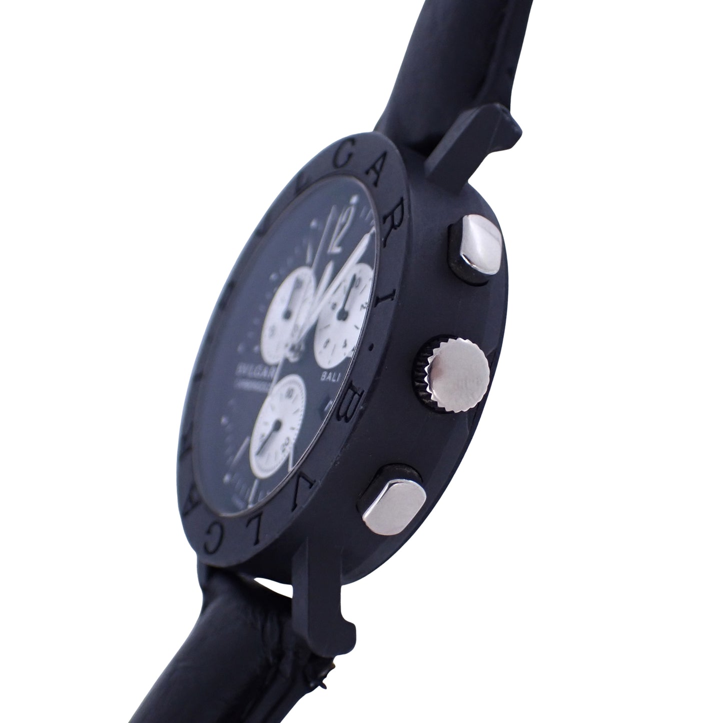 999本限定 BVLGARI ブルガリ カーボンゴールド クロノ BB38CLCH メンズ 腕時計
