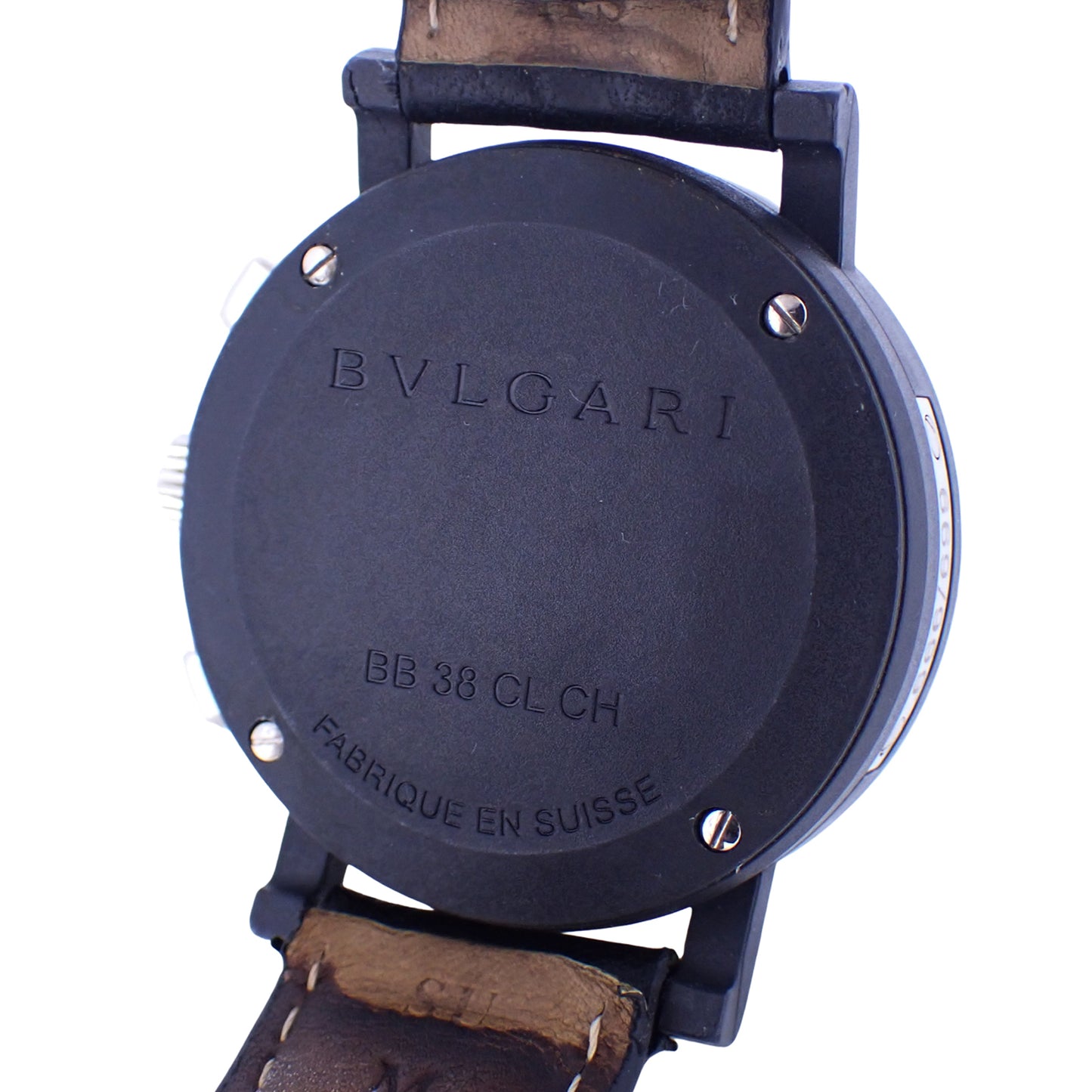 999本限定 BVLGARI ブルガリ カーボンゴールド クロノ BB38CLCH メンズ 腕時計