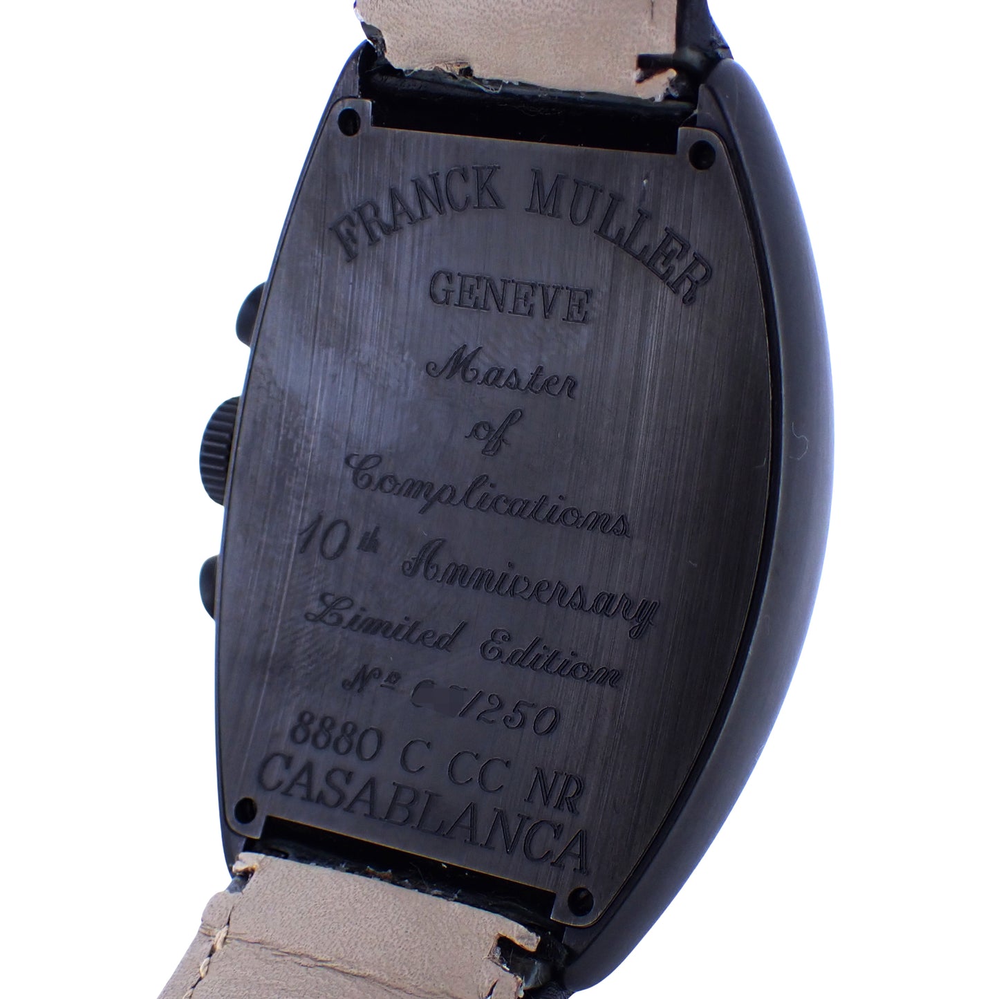 250本限定 10周年記念モデル FRANCK MULLER フランクミュラー カサブランカ クロノ 8880CCNR メンズ 腕時計